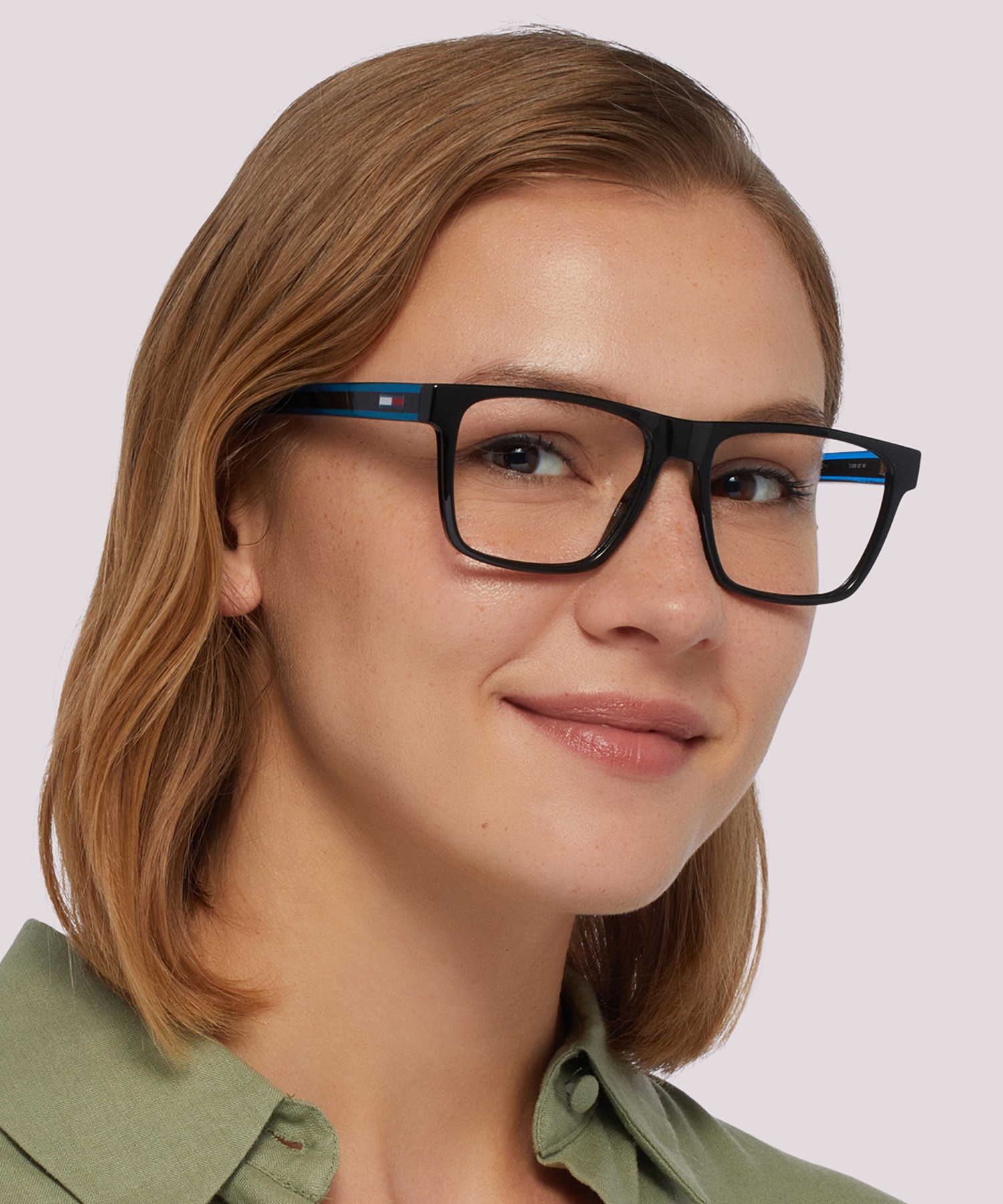 TJ 0058 Black PlasticEyeglass Frames for Women for Glasses Direct