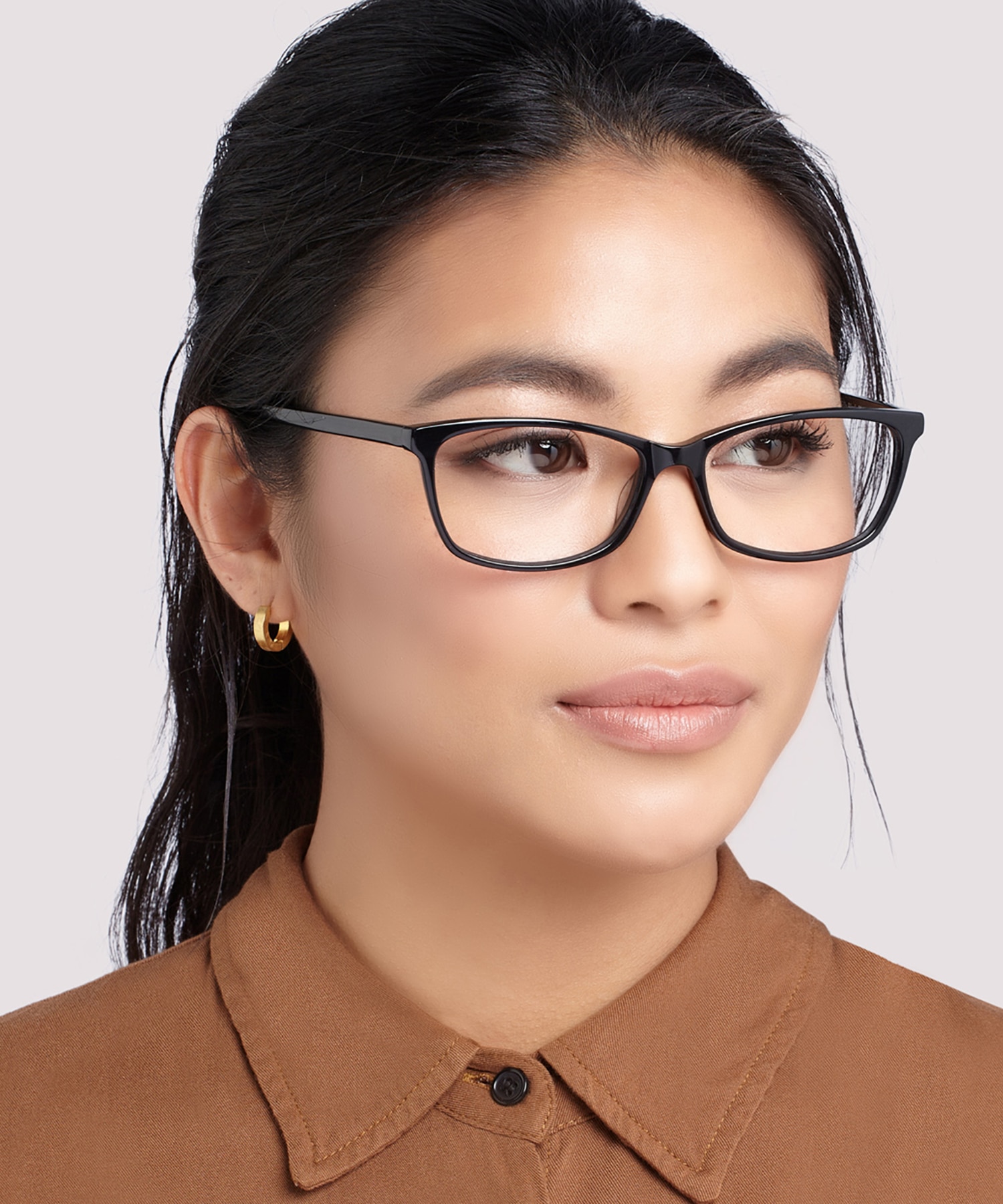 Ella Black AcetateEyeglass Frames for Women for Glasses Direct