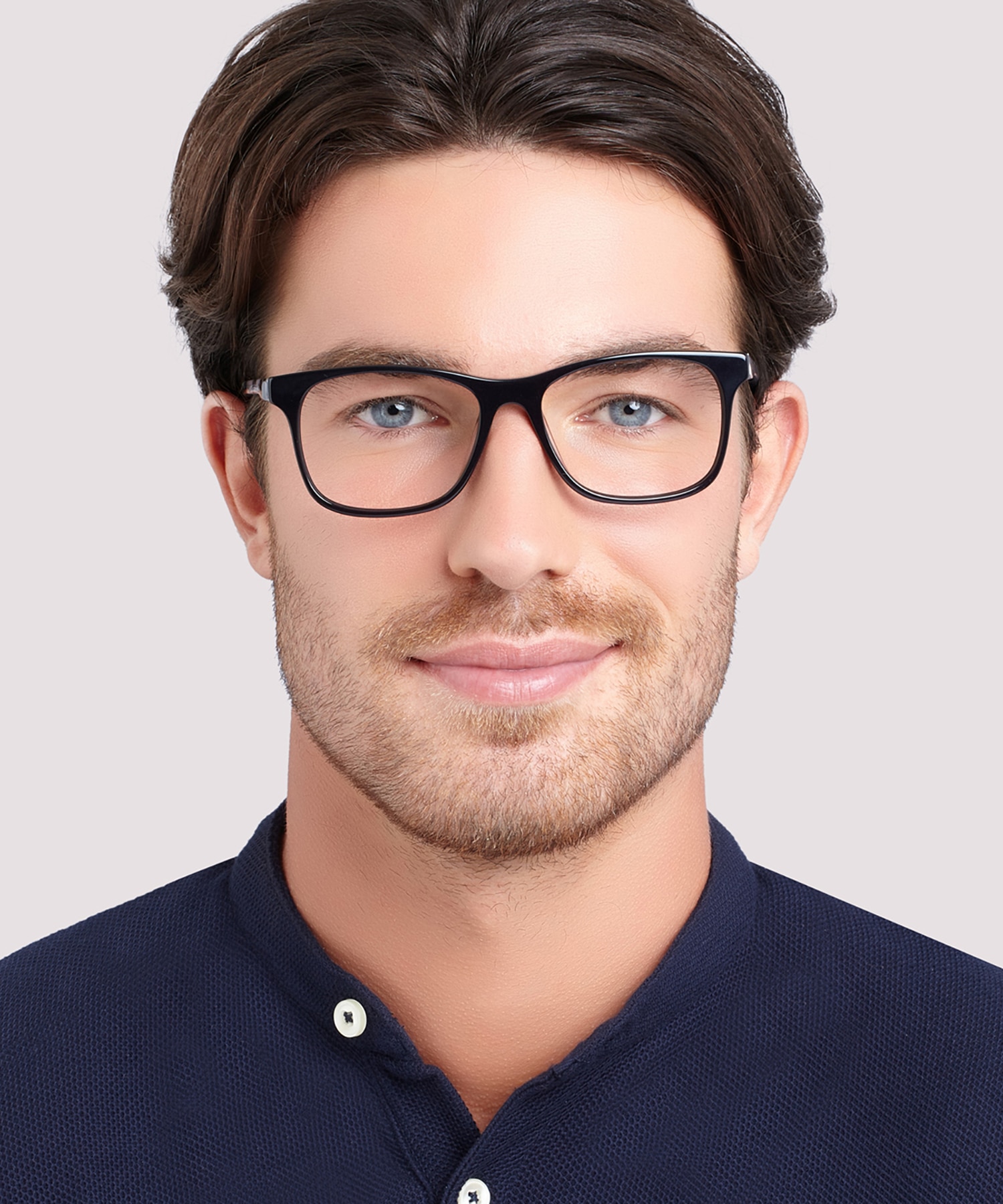Hunter Black AcetateEyeglass Frames for Men for Glasses Direct
