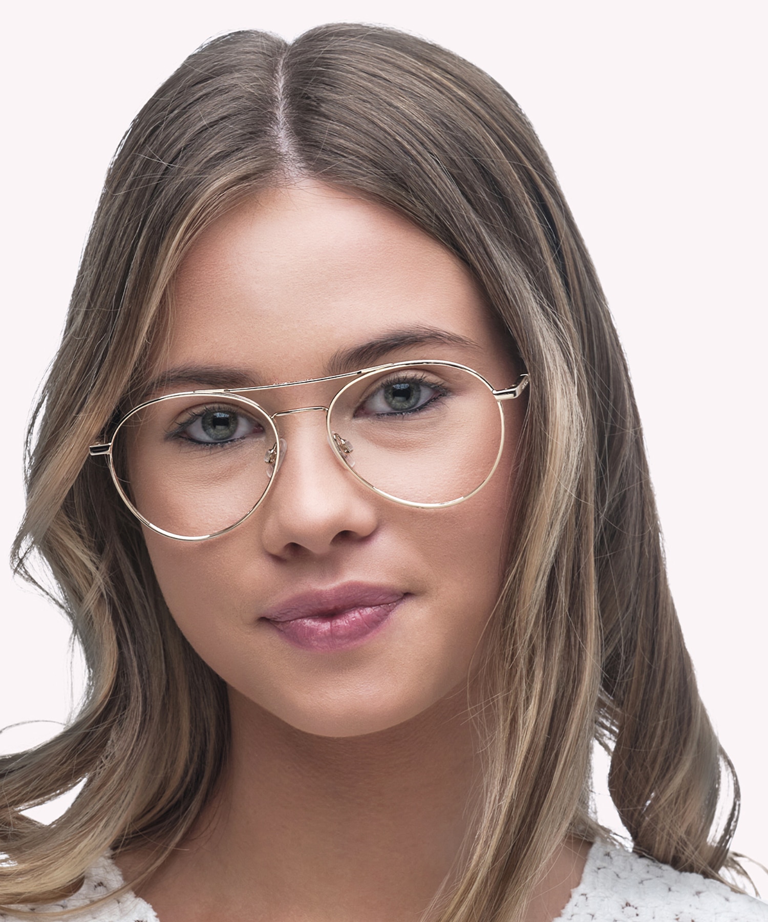 TJ 0088 Gold MetalSunglass Frames for Women for Glasses Direct