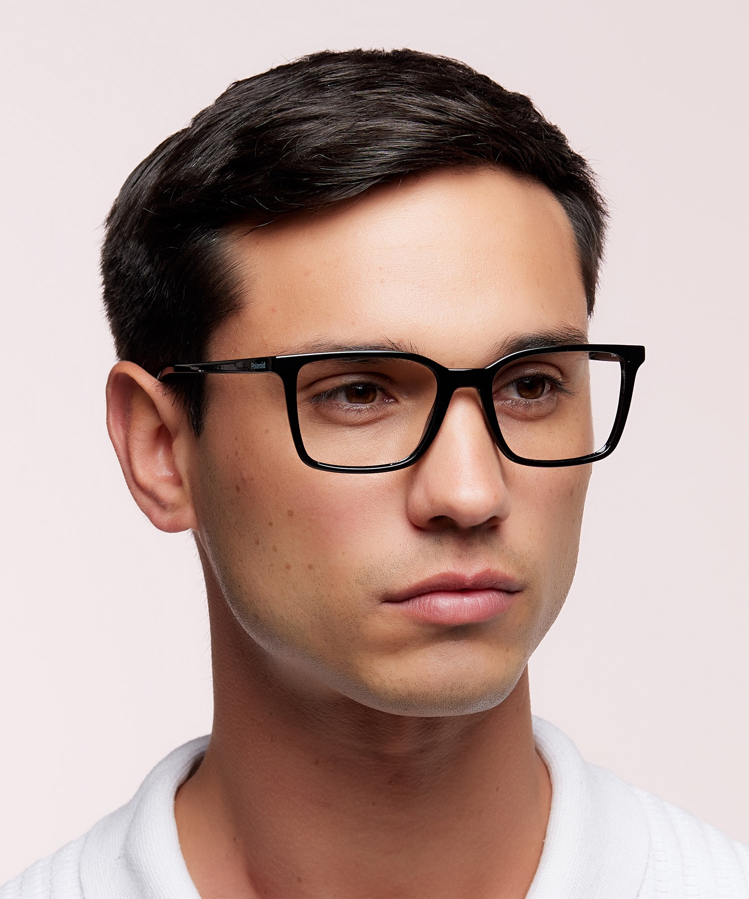 PLD D499 Black PlasticEyeglass Frames for Men for Glasses Direct
