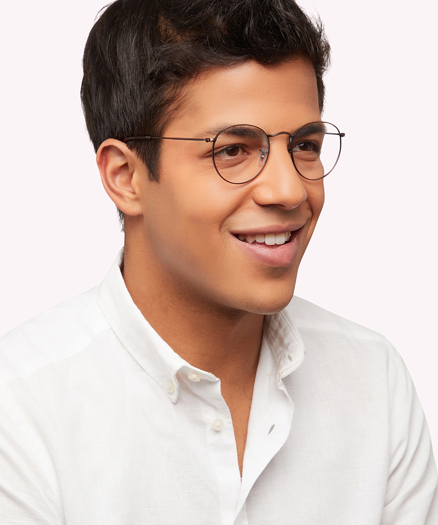 RB3447V Bronze & Copper MetalEyeglass Frames for Men for Glasses Direct