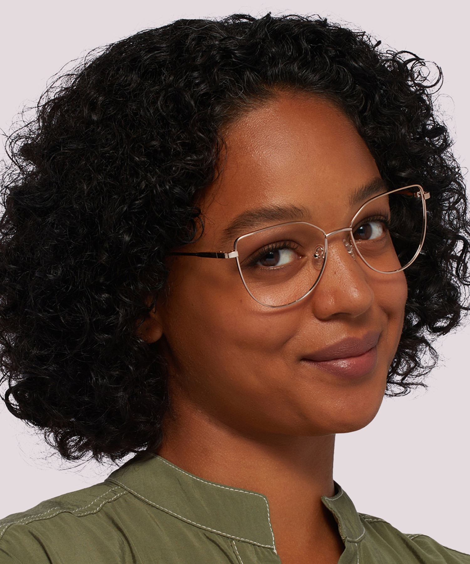 Fern Gold MetalEyeglass Frames for Women for Glasses Direct