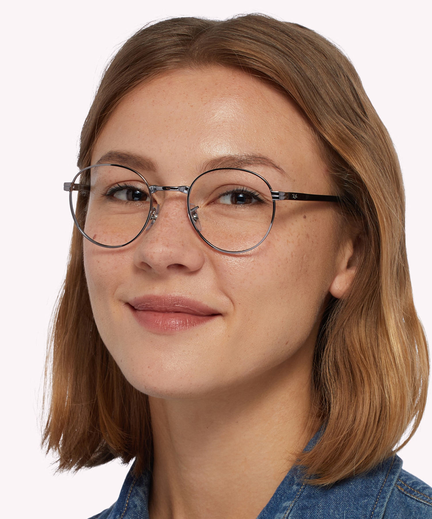 RB3691V Gunmetal MetalEyeglass Frames for Women for Glasses Direct