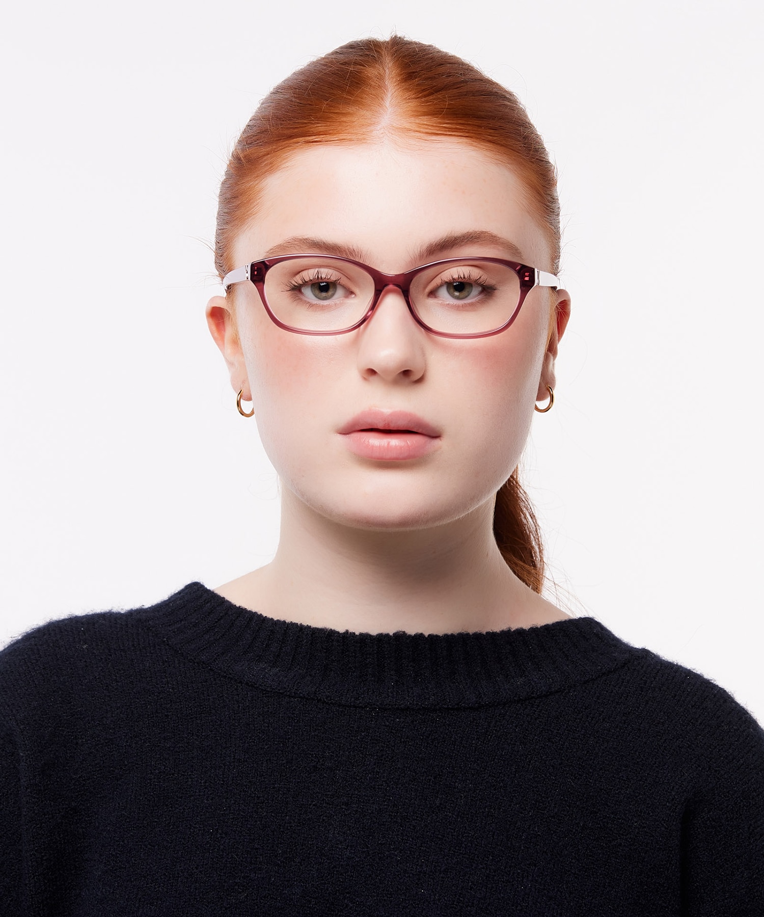 Conceta/FJ Red Purple AcetateEyeglass Frames for Women for Glasses Direct