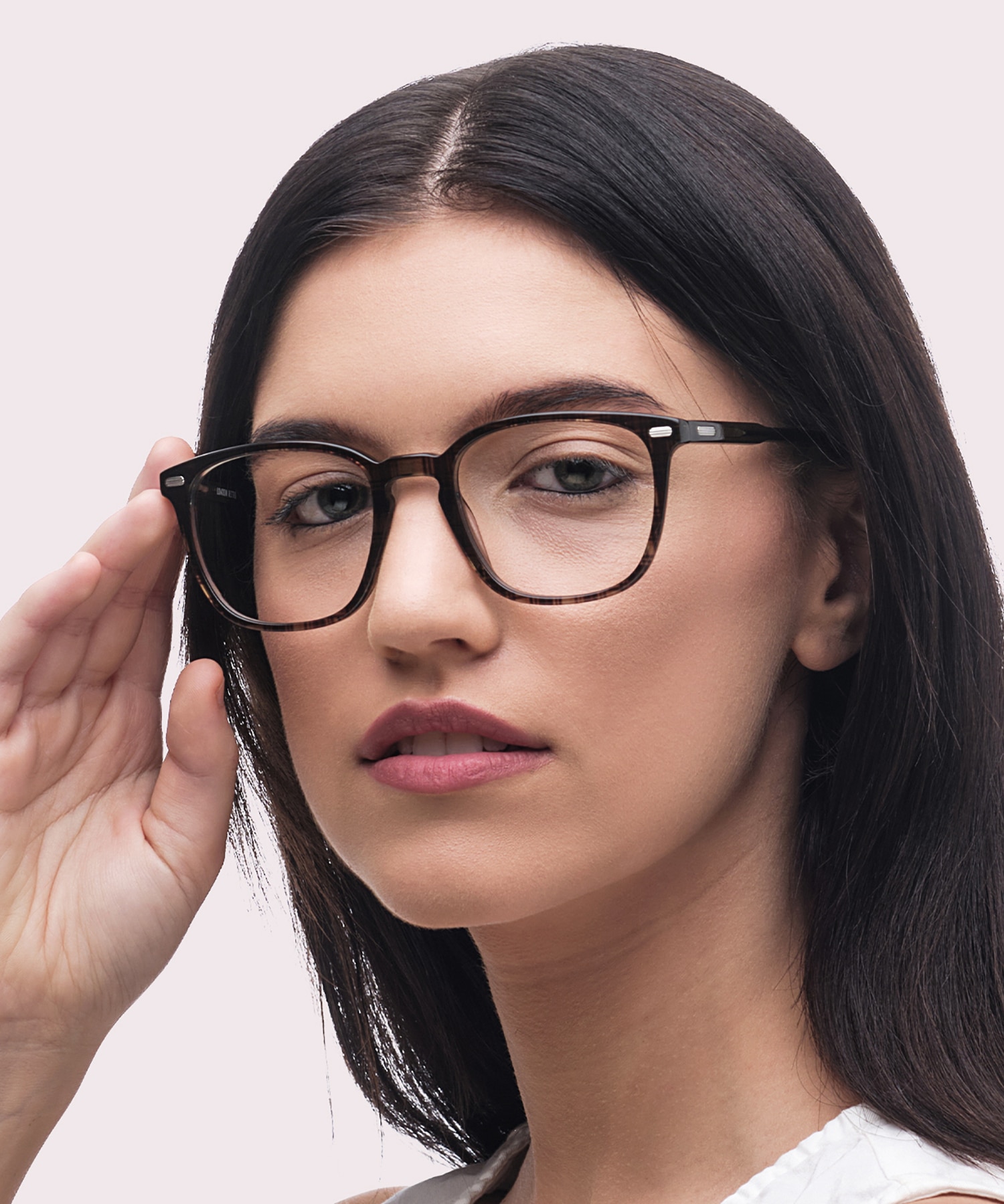 Harlesden Crystal Brown Tartan AcetateEyeglass Frames for Women for Glasses Direct
