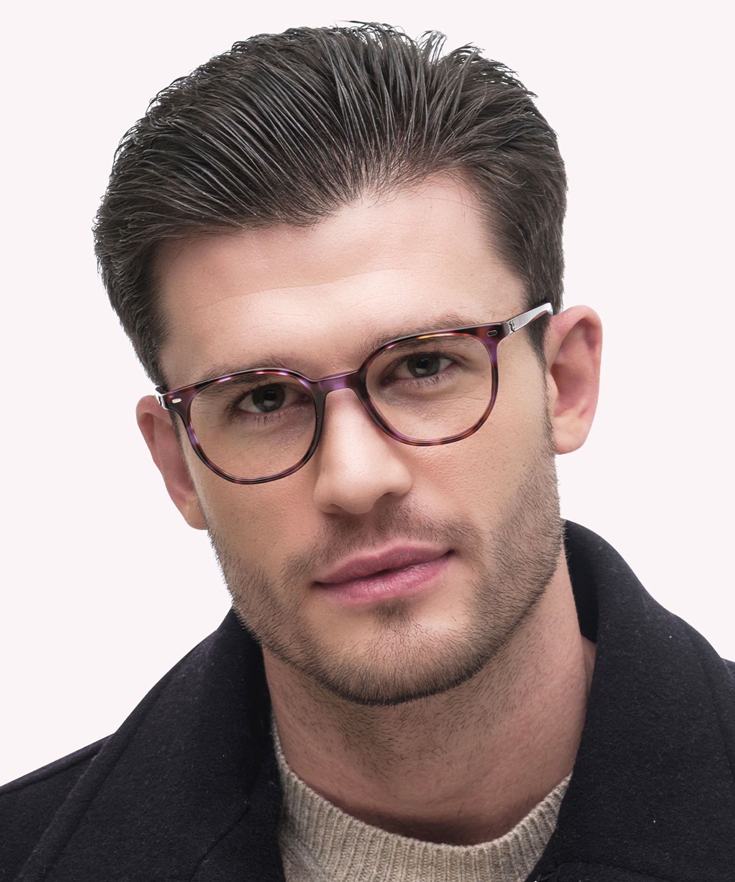 RB5397 Brown & Violet Havana AcetateEyeglass Frames for Men for Glasses Direct