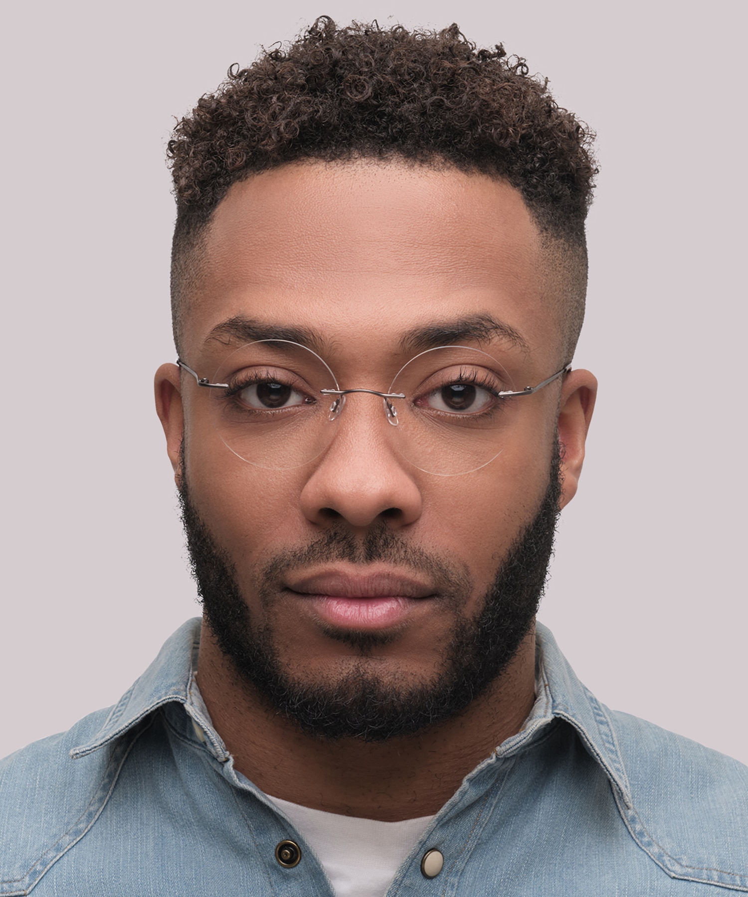 Ira Matte Grey MetalEyeglass Frames for Men for Glasses Direct