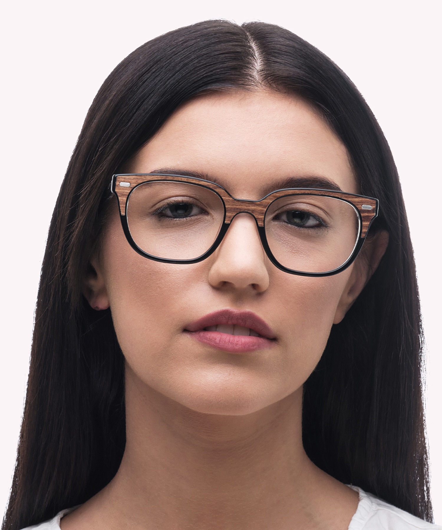 Hanwell Light Brown Wood Crystal AcetateEyeglass Frames for Women for Glasses Direct