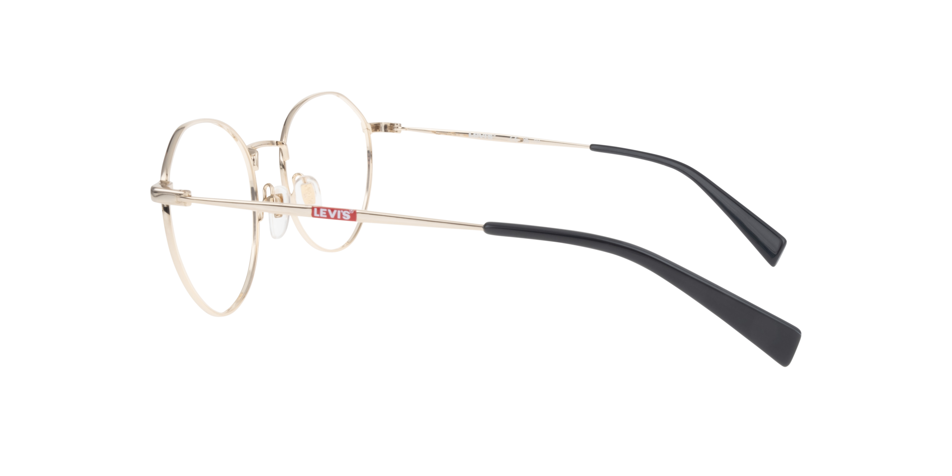 LV 1059 Gold MetalEyeglass Frames for Glasses Direct, Side View