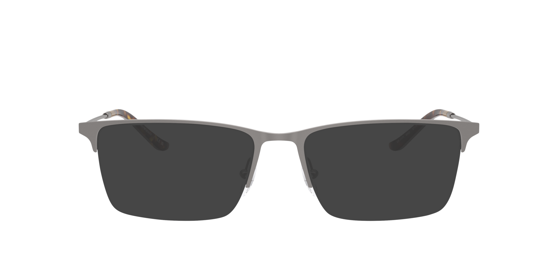 EA1171 Matte Gunmetal MetalEyeglass Frames for Glasses Direct, with Tinted Lenses