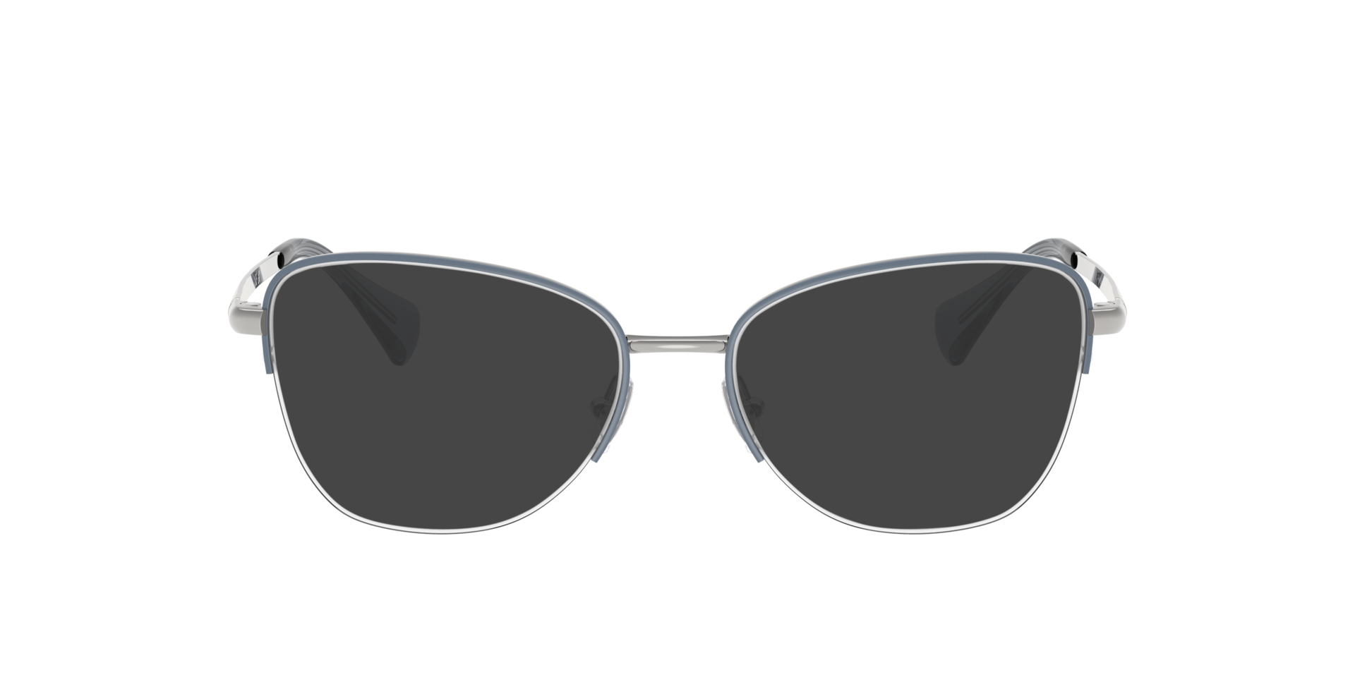 RA6061 Shiny Blue MetalEyeglass Frames for Glasses Direct, with Tinted Lenses