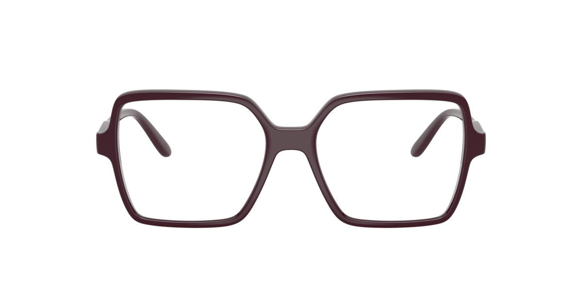 Vogue Eyewear Women's Full Bordeaux Square Plastic Eyeglasses Online - Full Rim - Vo5702