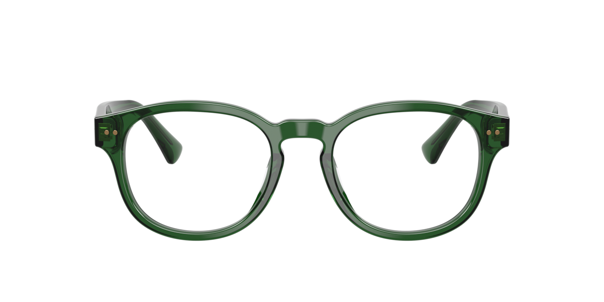 Polo Ralph Lauren Green Ph2318u 6140 Man Optical Frames Acetate Transparent Pantos Normal - Image 2