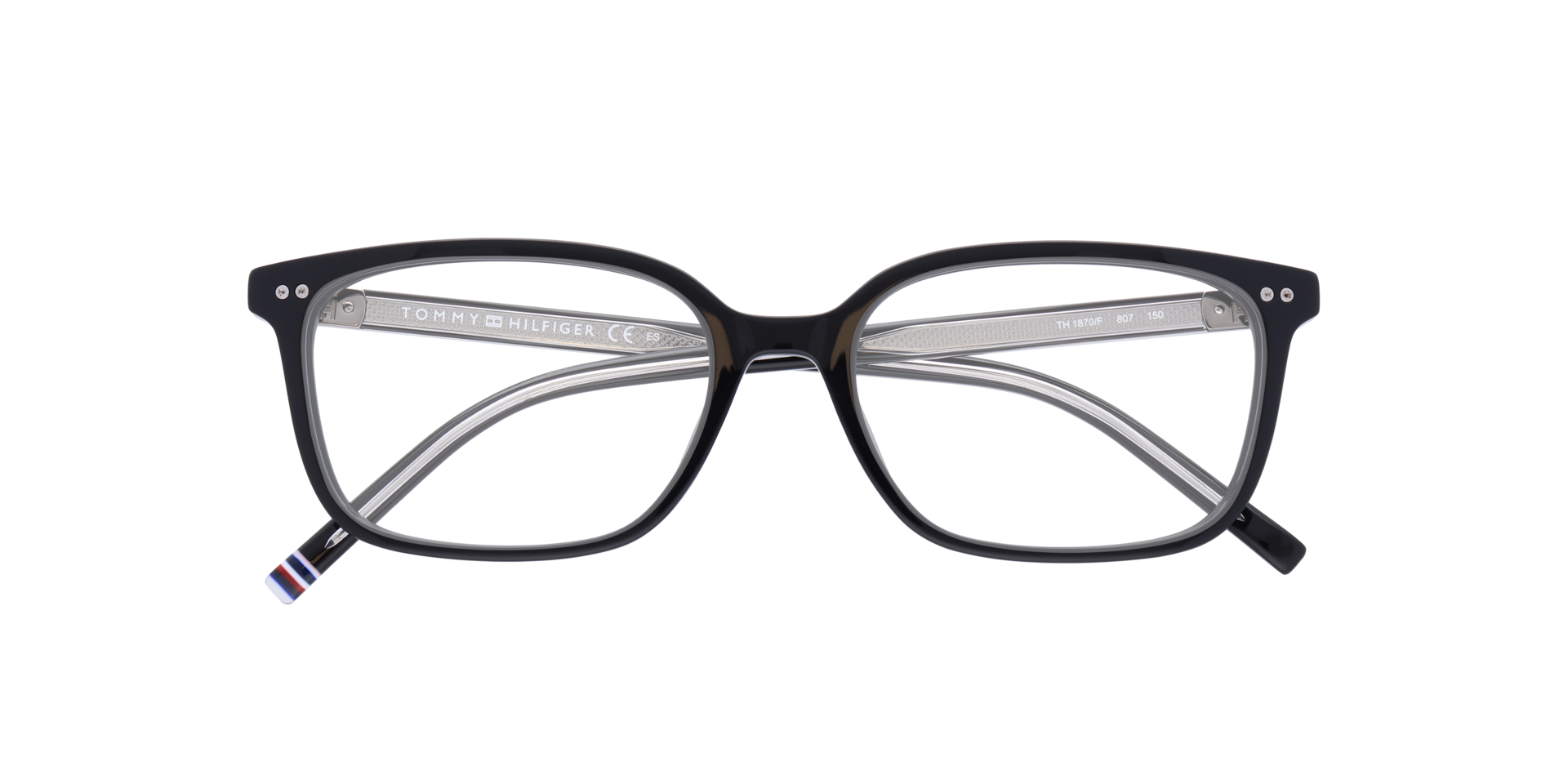 TH 1870/F Black AcetateEyeglass Frames for Glasses Direct, Closed View