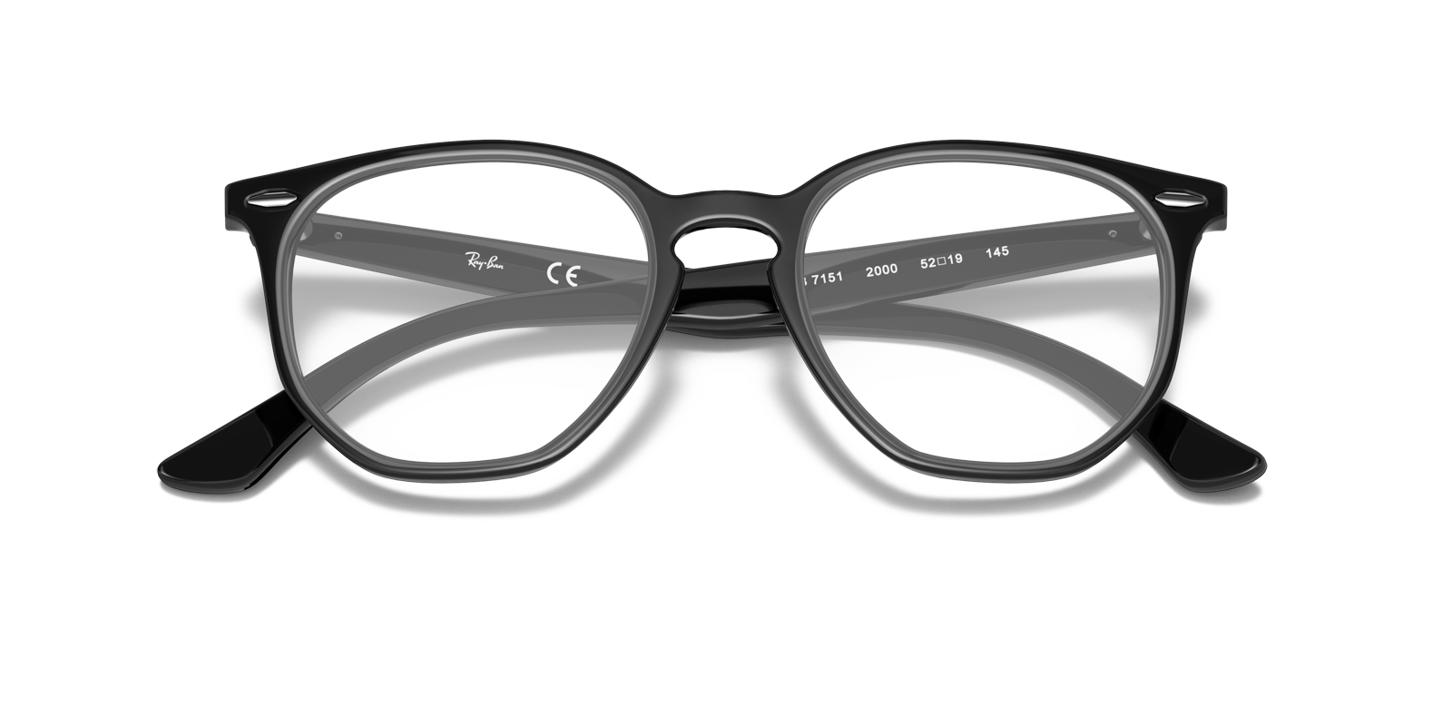 RB7151 Black AcetateEyeglass Frames for Glasses Direct, Closed View