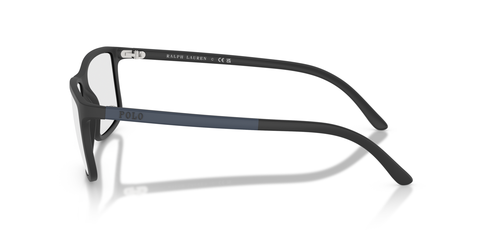 PH2126 Matte Black PlasticEyeglass Frames for Glasses Direct, Side View