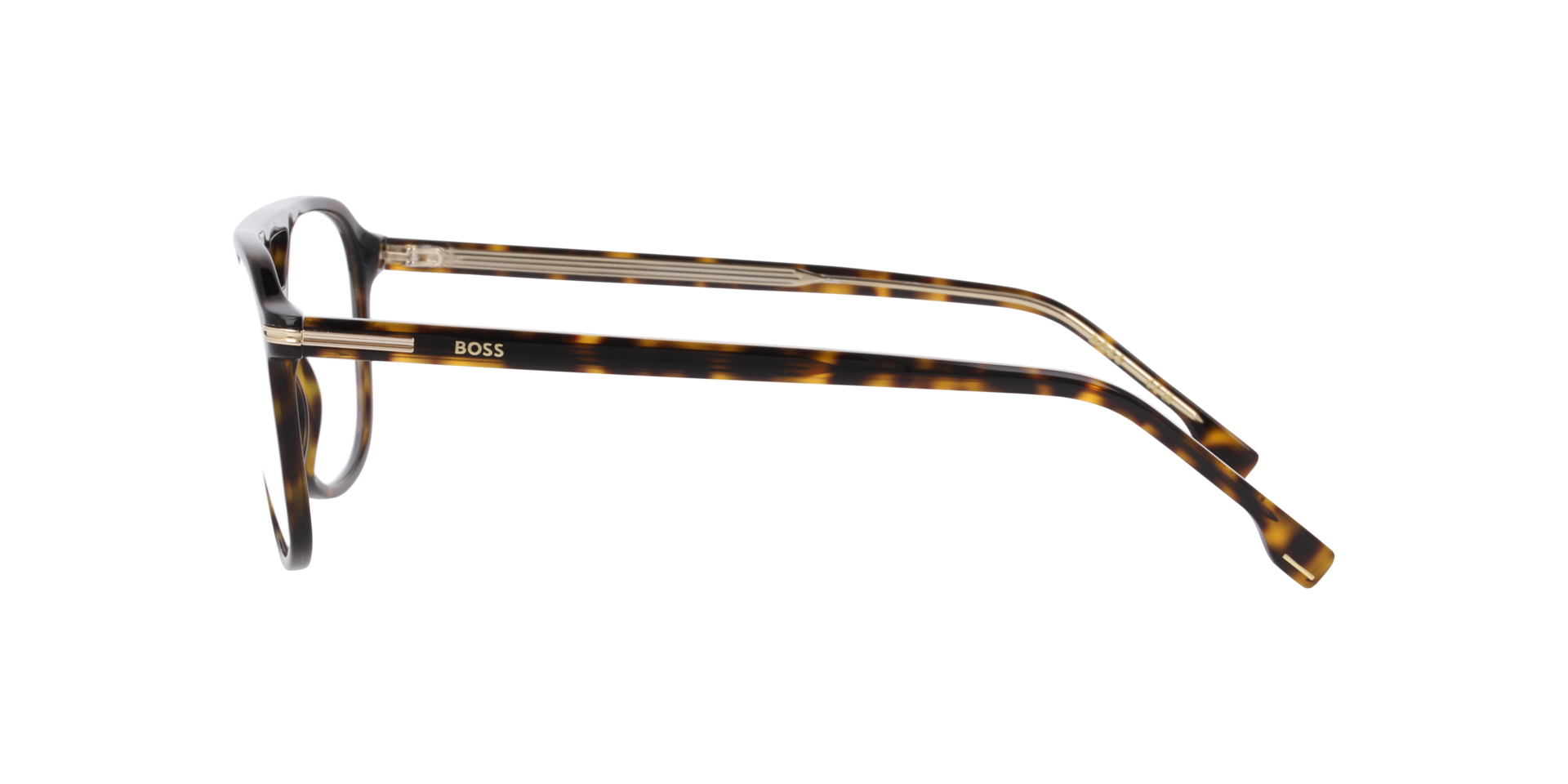Boss 1755 Tortoise AcetateEyeglass Frames for Glasses Direct, Side View