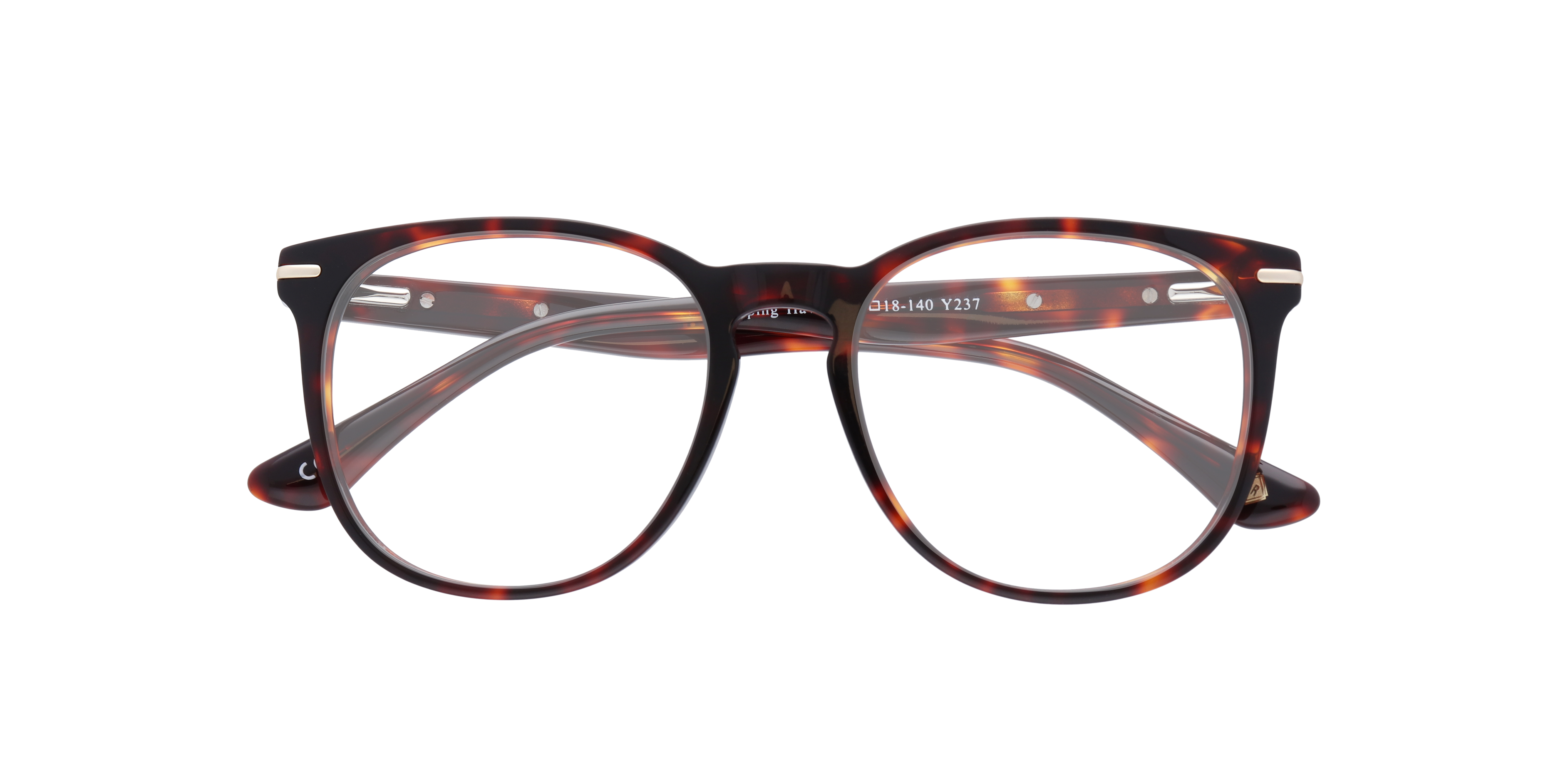 Epping Havana AcetateEyeglass Frames for Glasses Direct, Closed View