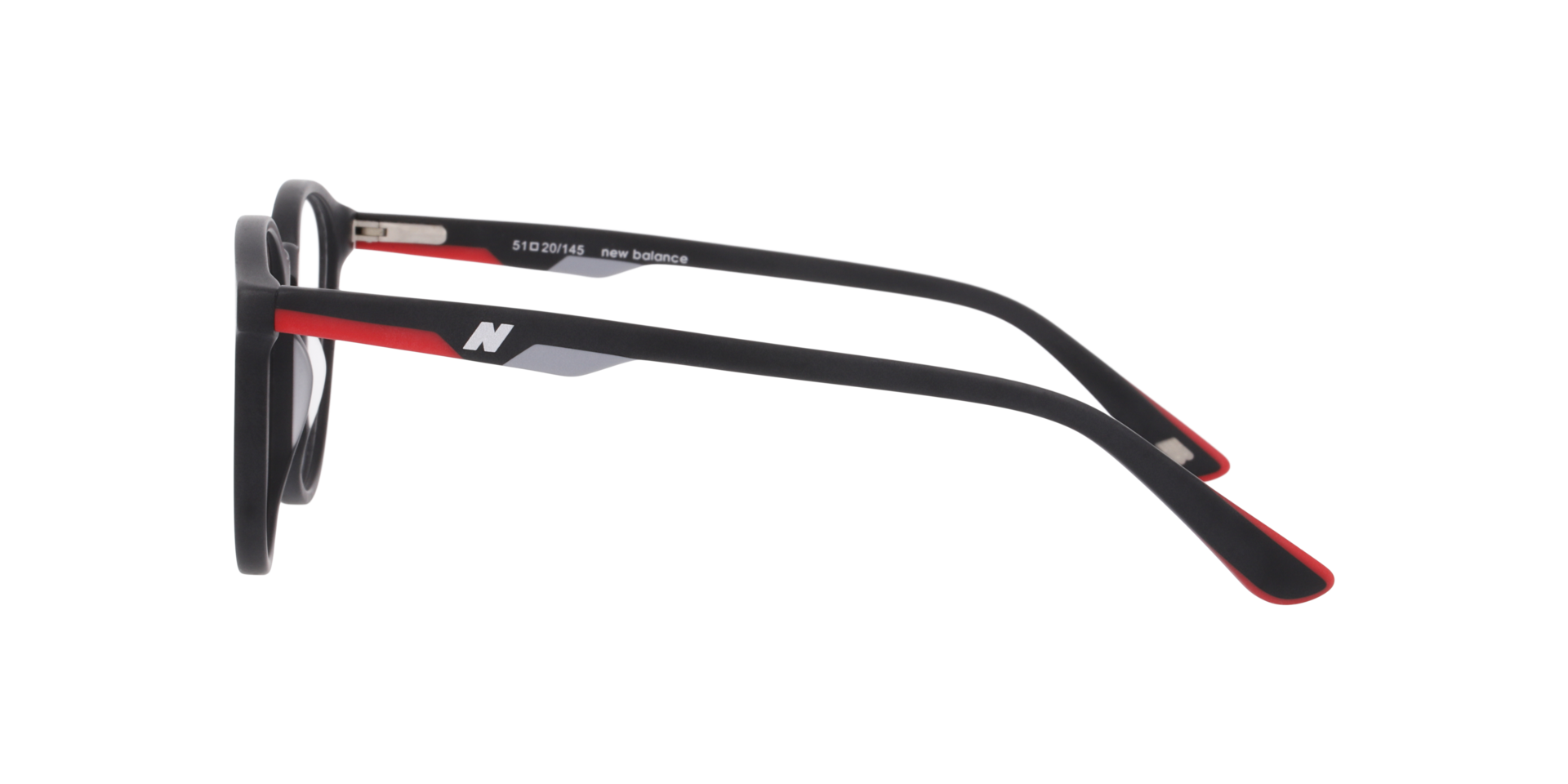 Nb4183 Black AcetateEyeglass Frames for Glasses Direct, Side View