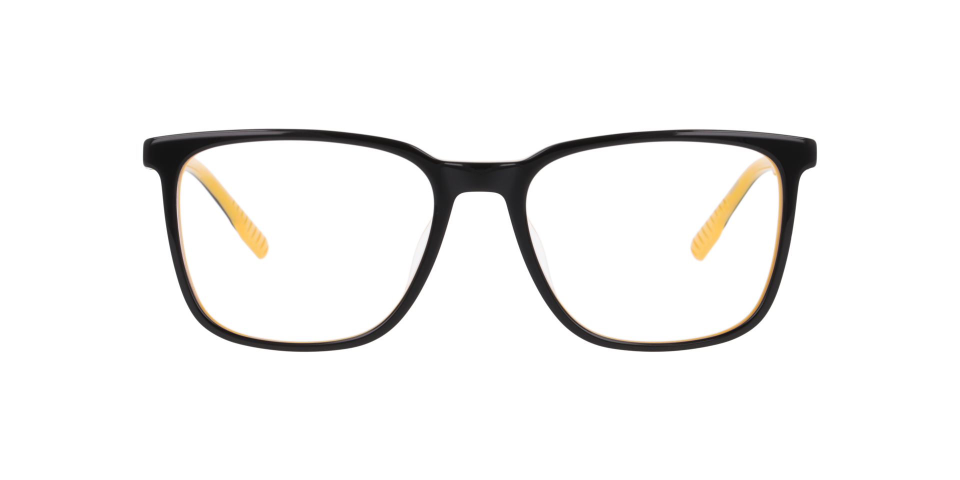 Nb4195 Black Yellow AcetateEyeglass Frames for Glasses Direct, Front View