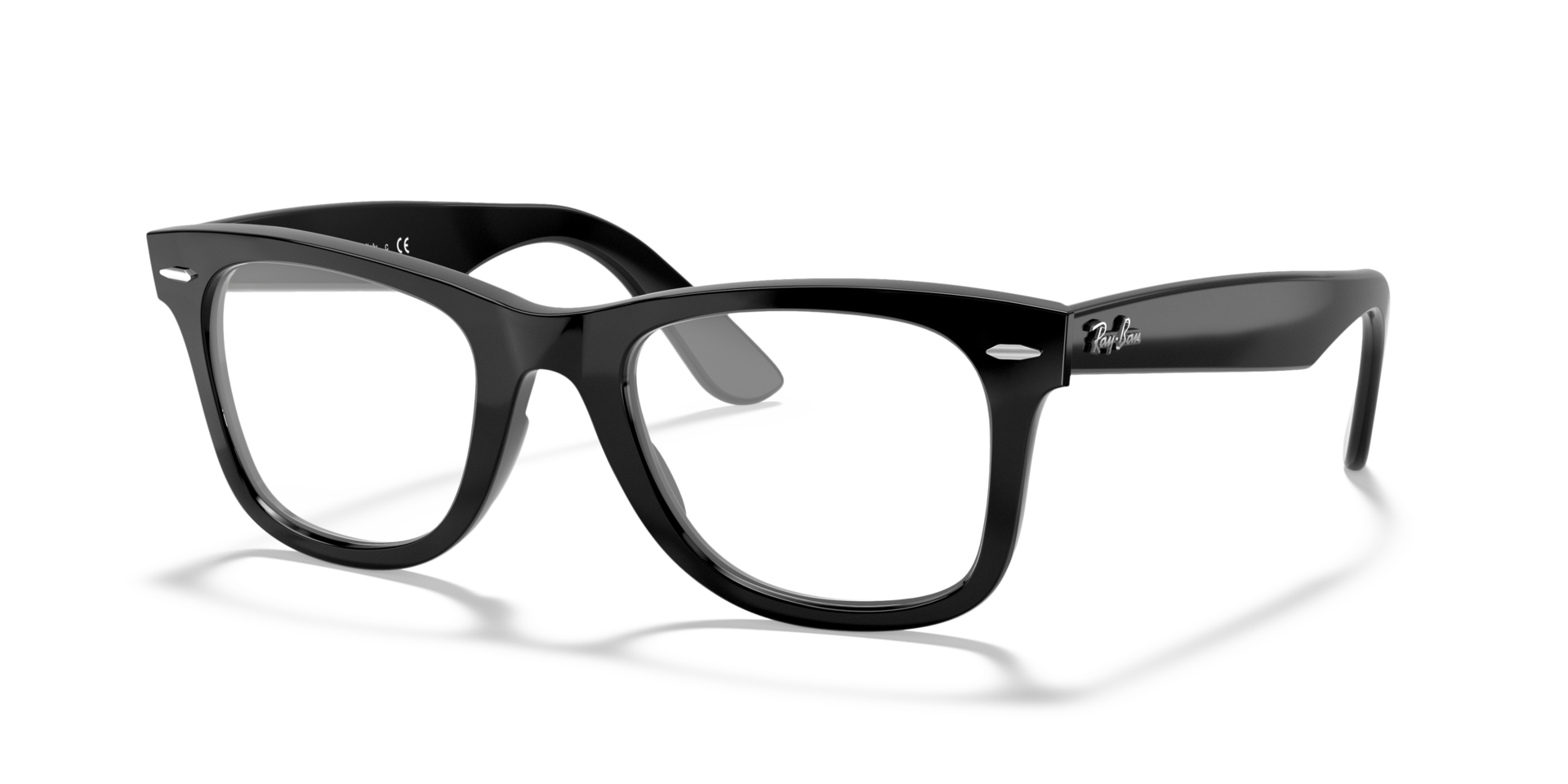 RB4340V Black PlasticEyeglass Frames for Glasses Direct, Angle View