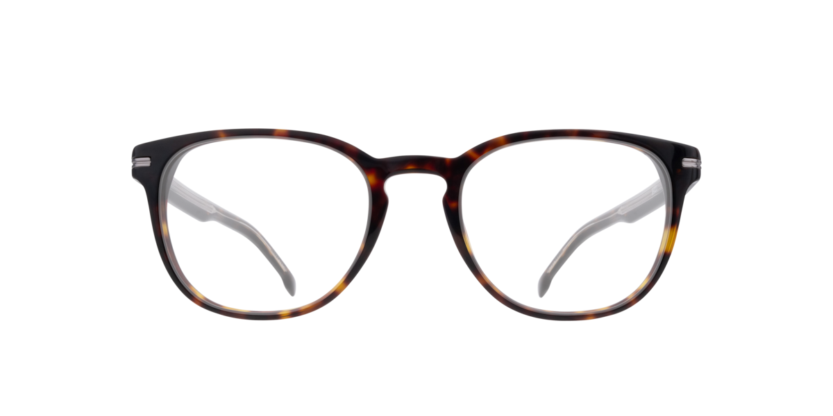 Hugo Boss Men's Tortoise Phantos Acetate Eyeglasses Online - Full Rim - Boss 1601