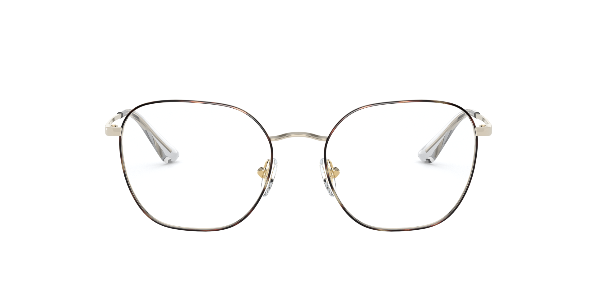 VO4178 Top Havana & Pale Gold MetalEyeglass Frames for Glasses Direct, Front View