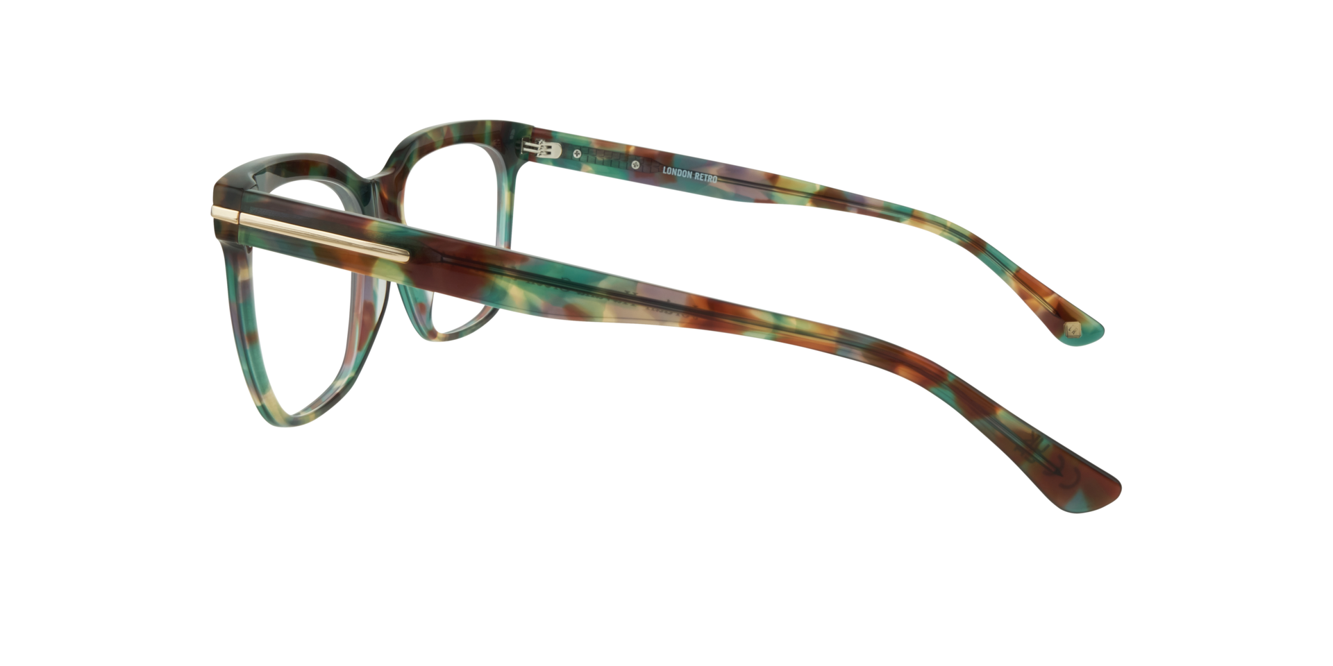 Jordan Havana Green AcetateSunglass Frames for Glasses Direct, Side View