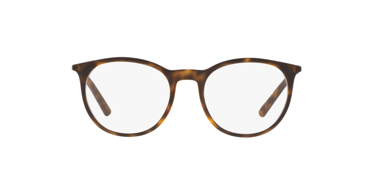 Dolce&Gabbana Men's Matte Havana Phantos Plastic Eyeglasses Online - Full Rim - Dg5031 - Image 1