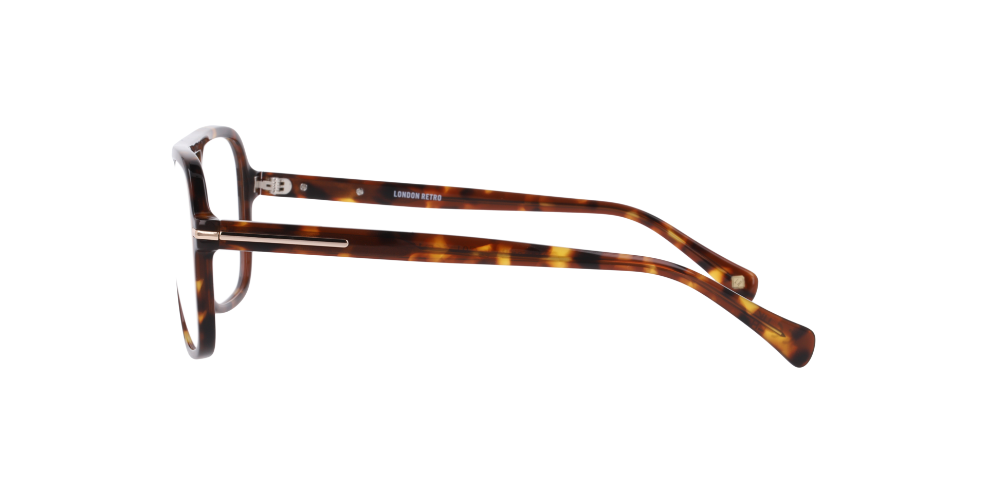 Manor Park Havana Brown AcetateEyeglass Frames for Glasses Direct, Side View