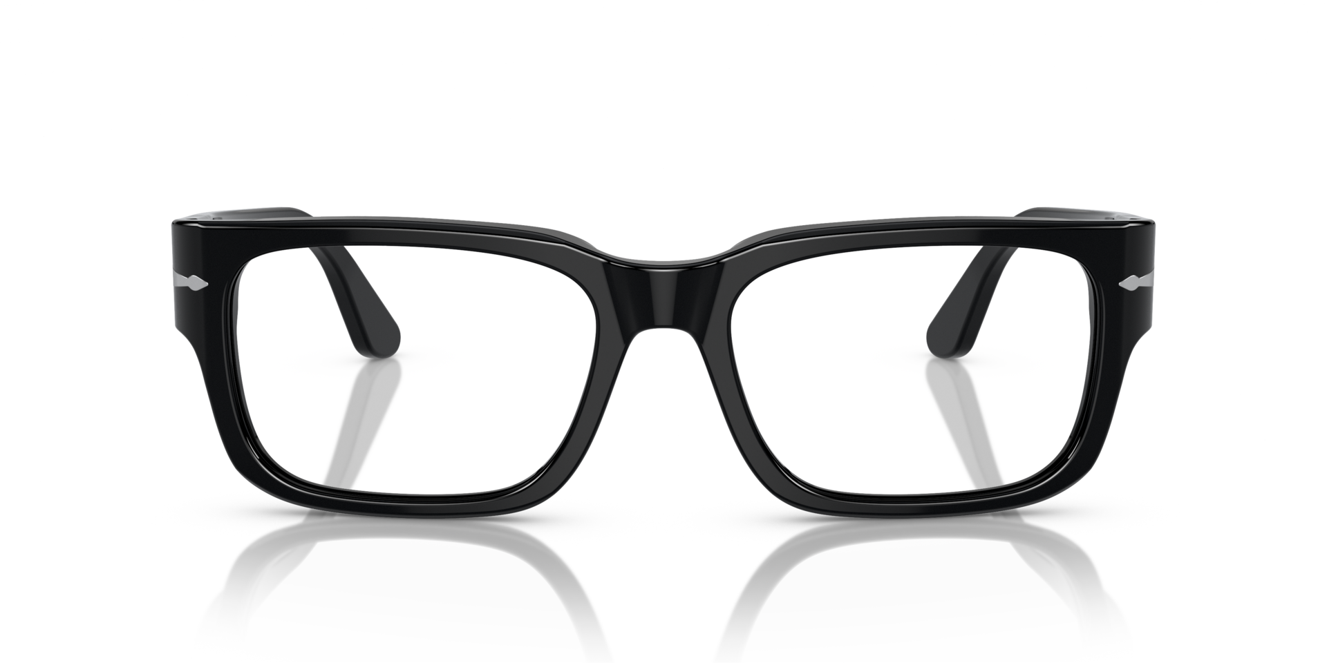 PO3315V Black AcetateEyeglass Frames for Glasses Direct, Front View