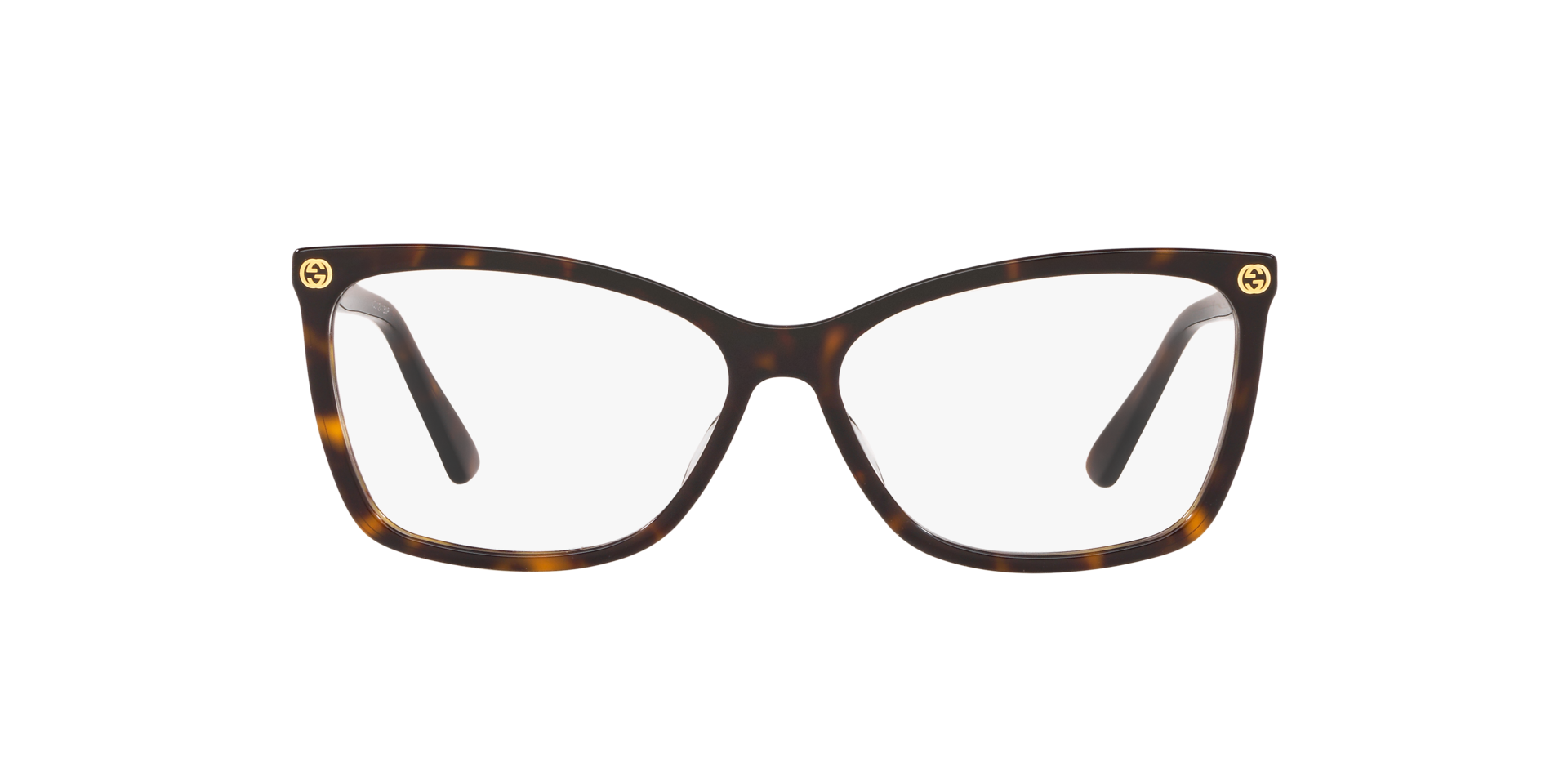 GG0025O Tortoise AcetateEyeglass Frames for Glasses Direct, Front View
