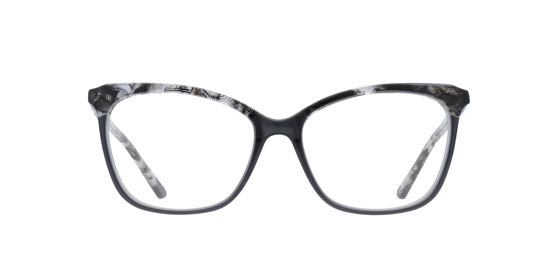 Pantheon Grey AcetateEyeglass Frames for Glasses Direct, Front View