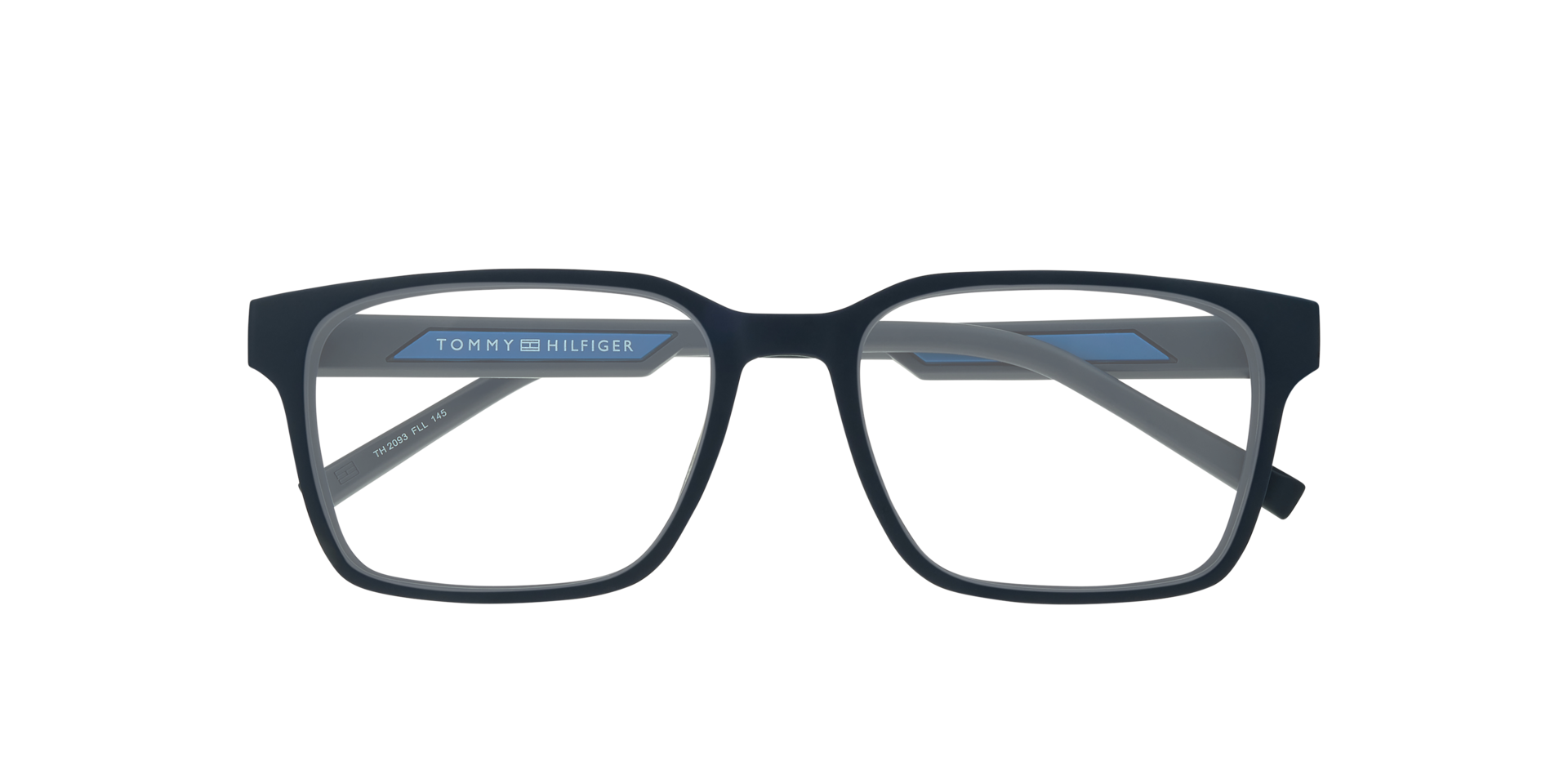 TH 2093 Blue PlasticEyeglass Frames for Glasses Direct, Closed View
