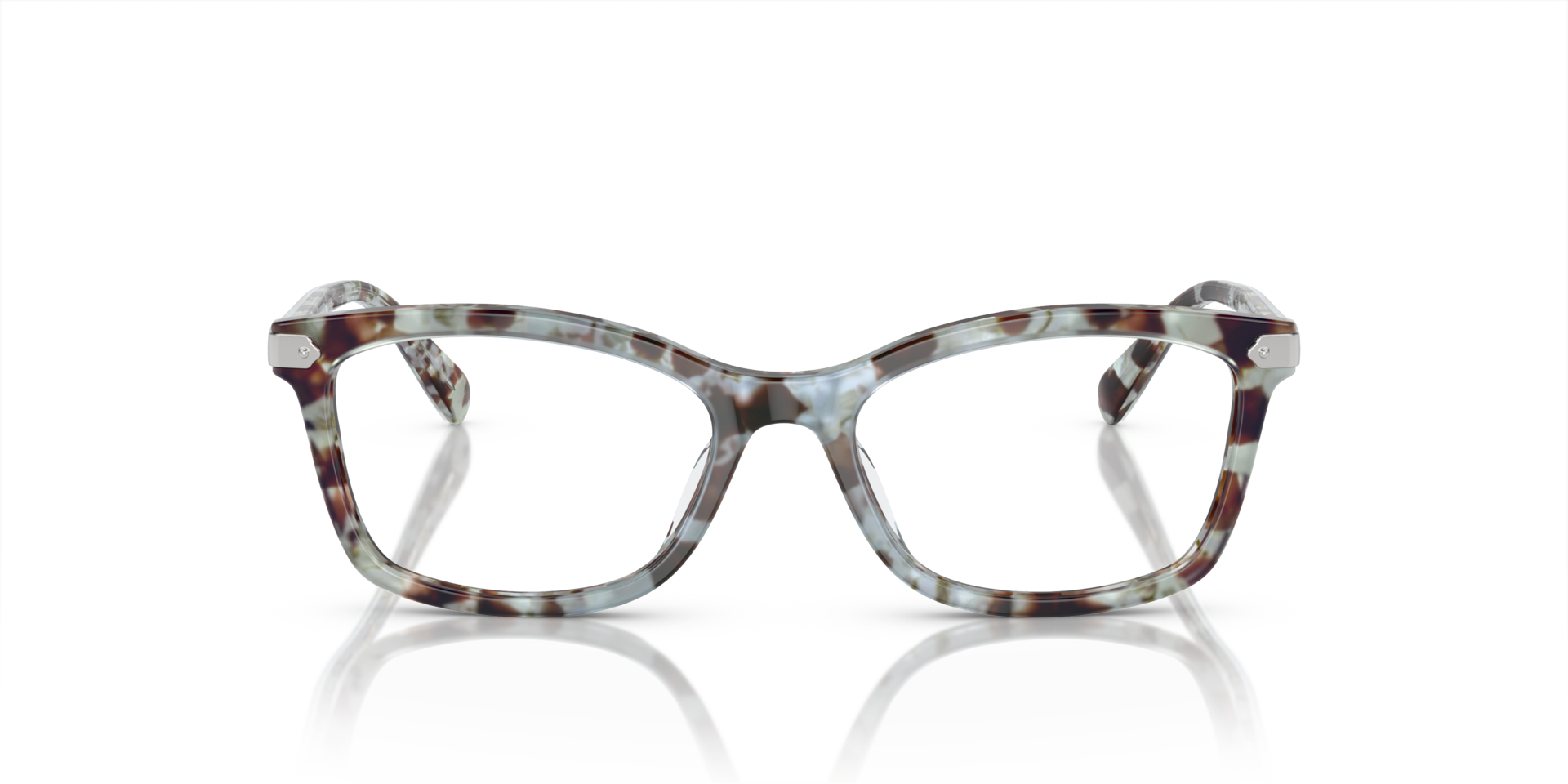 HC6219U Seaglass Tortoise AcetateEyeglass Frames for Glasses Direct, Front View