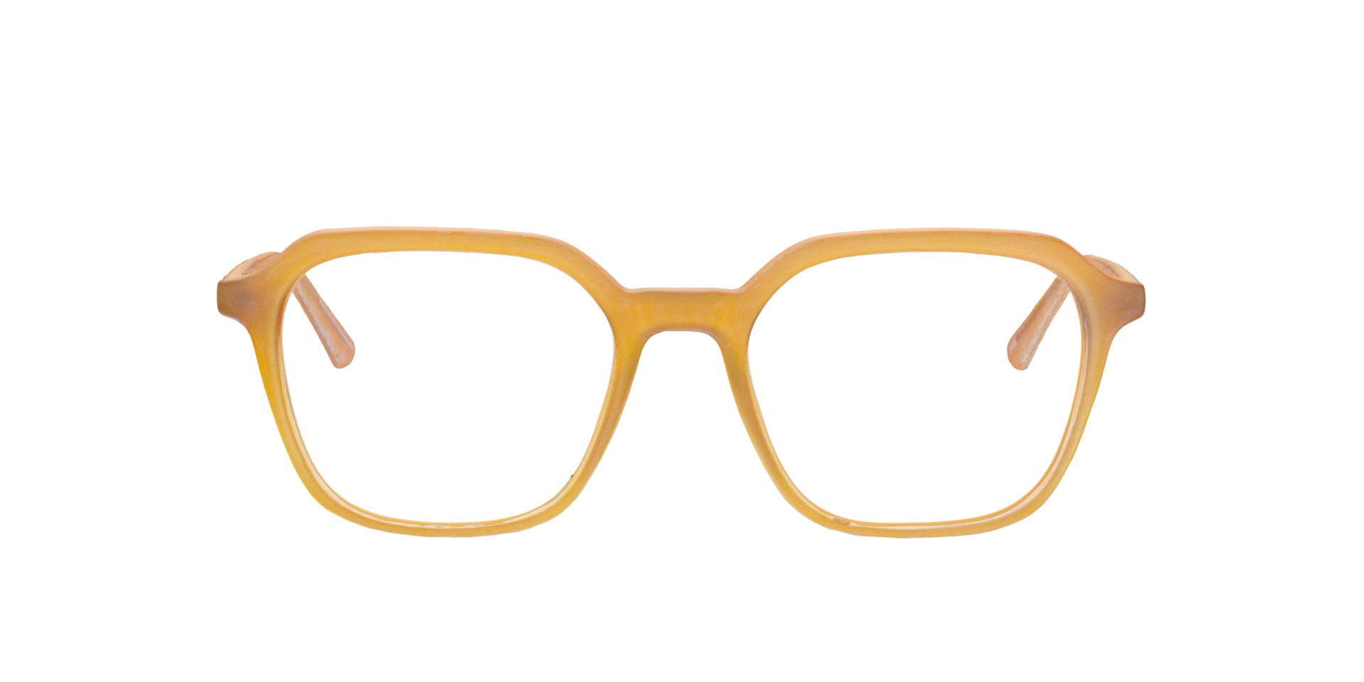 Marin Milky Brown PlasticEyeglass Frames for Glasses Direct, Front View