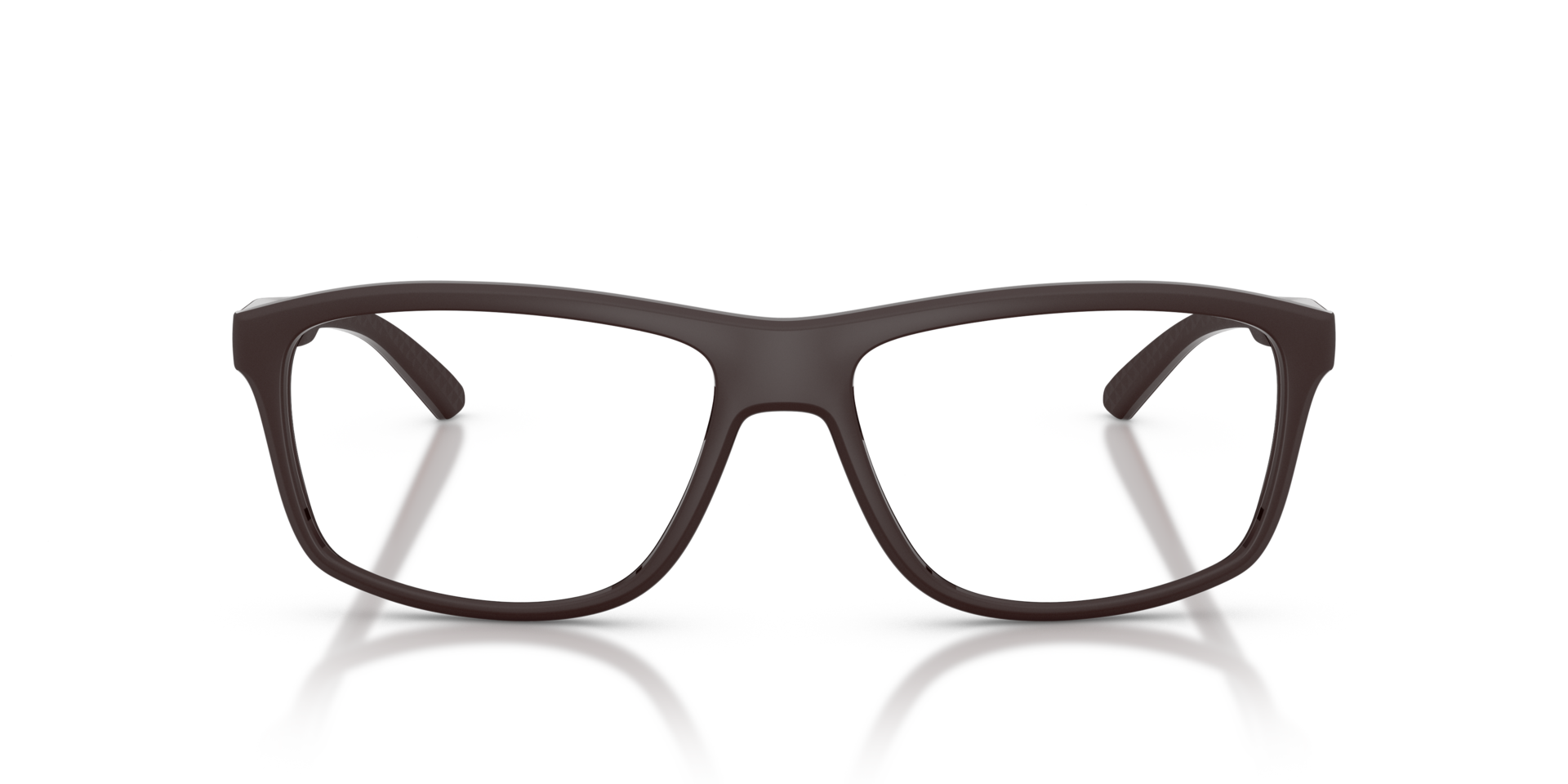 AN7291 Matte Chocolate PlasticEyeglass Frames for Glasses Direct, Front View