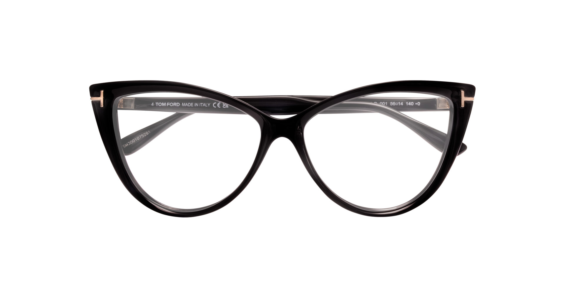 FT5843-B_56001 Brown PlasticEyeglass Frames for Glasses Direct, Closed View