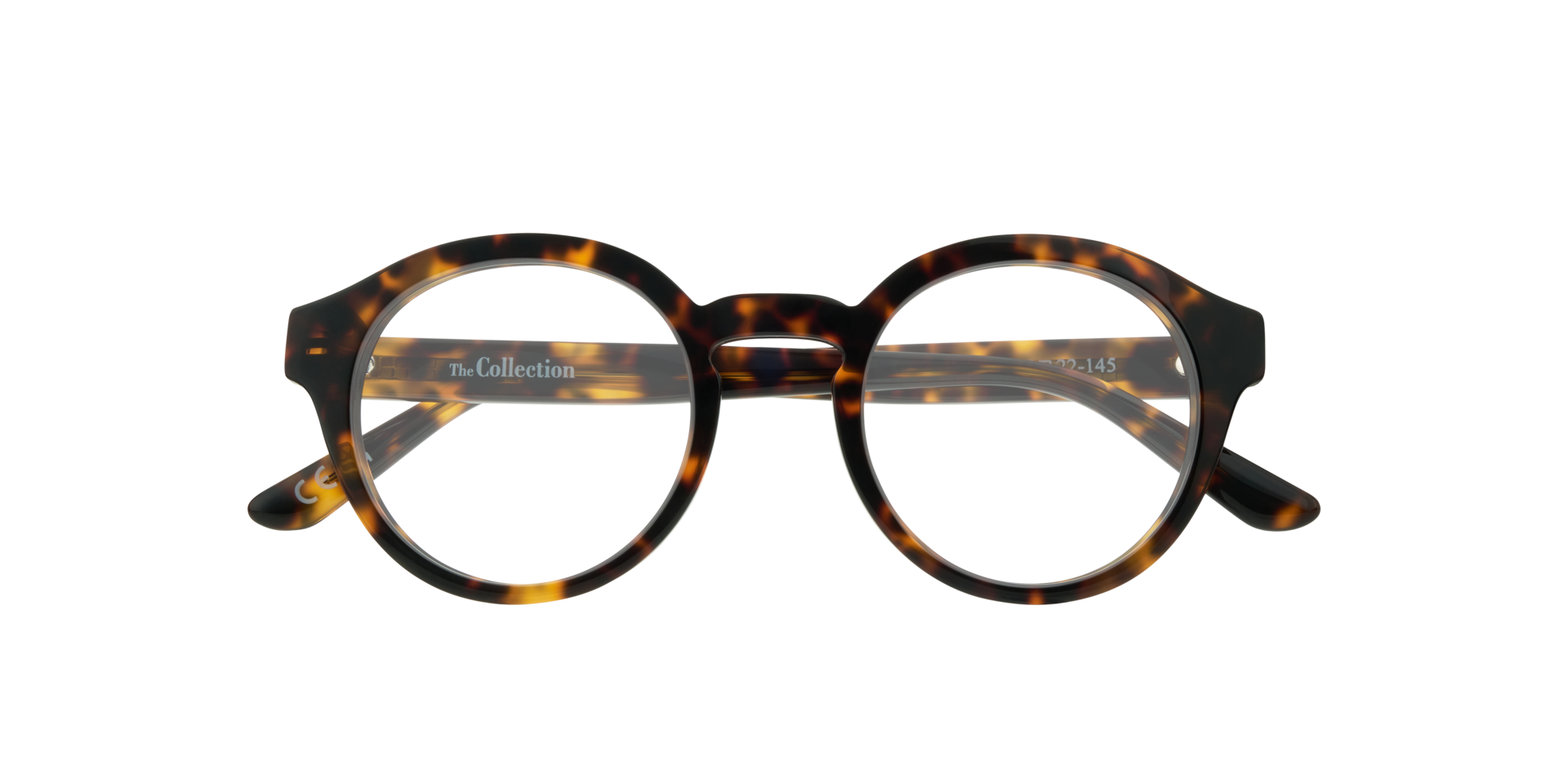 Justin Havana AcetateEyeglass Frames for Glasses Direct, Closed View