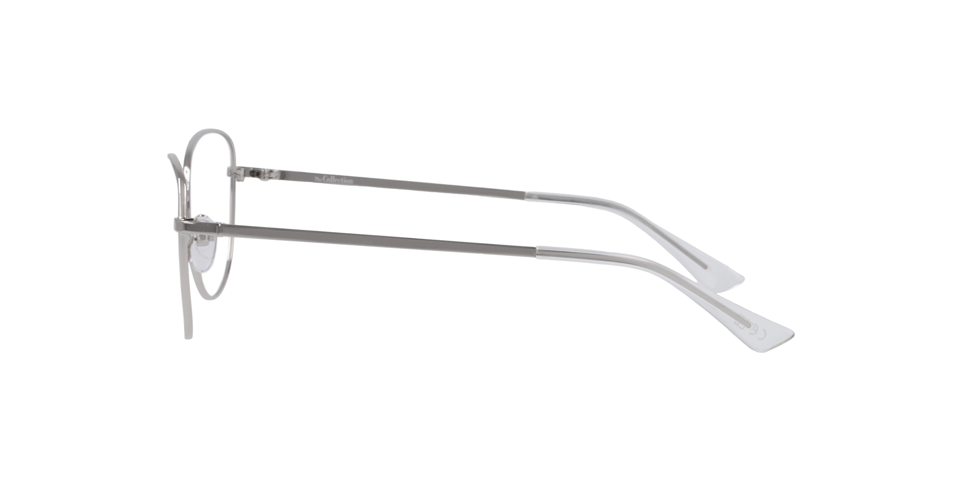Maya Silver MetalEyeglass Frames for Glasses Direct, Side View