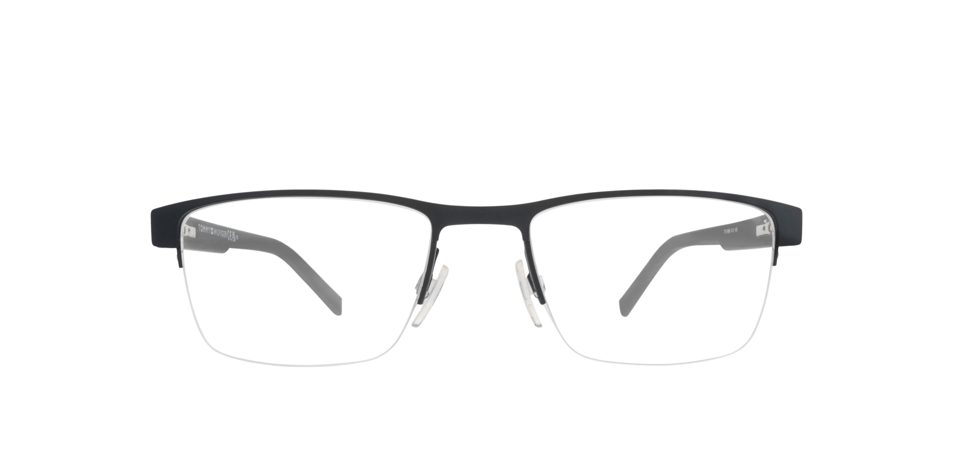 TH 1996 Black MetalEyeglass Frames for Glasses Direct, Front View
