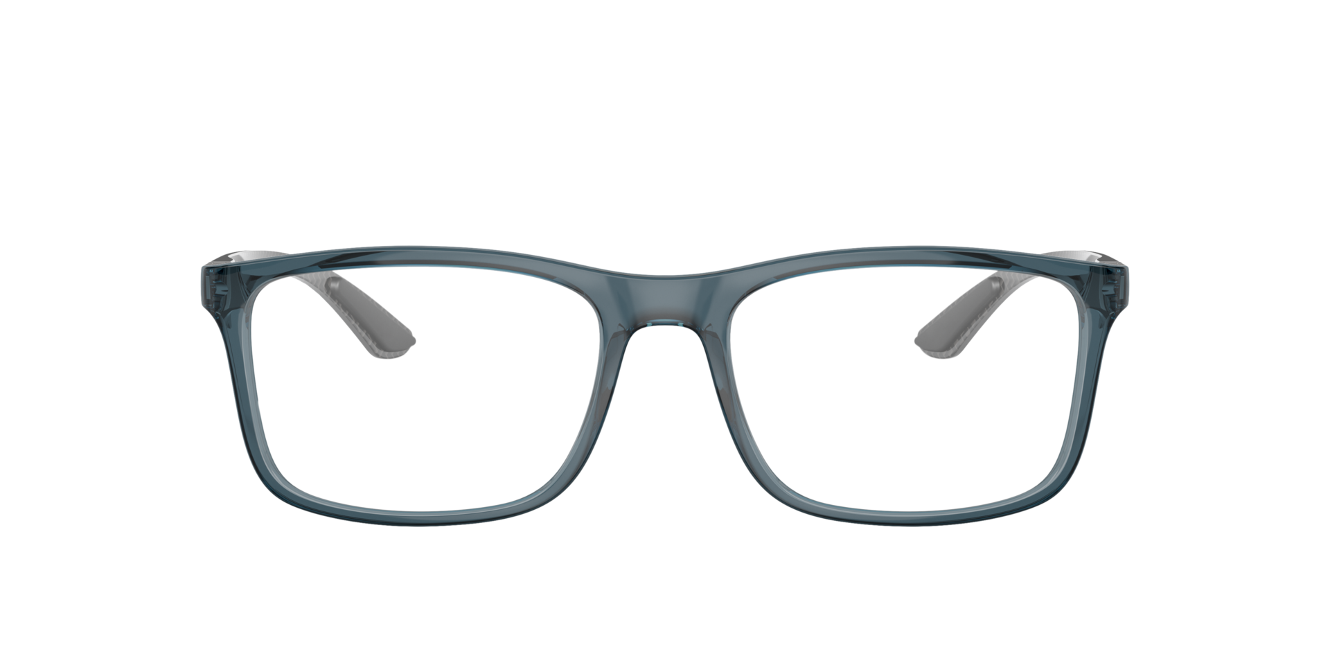 RB8908 Transparent Blue PlasticEyeglass Frames for Glasses Direct, Front View