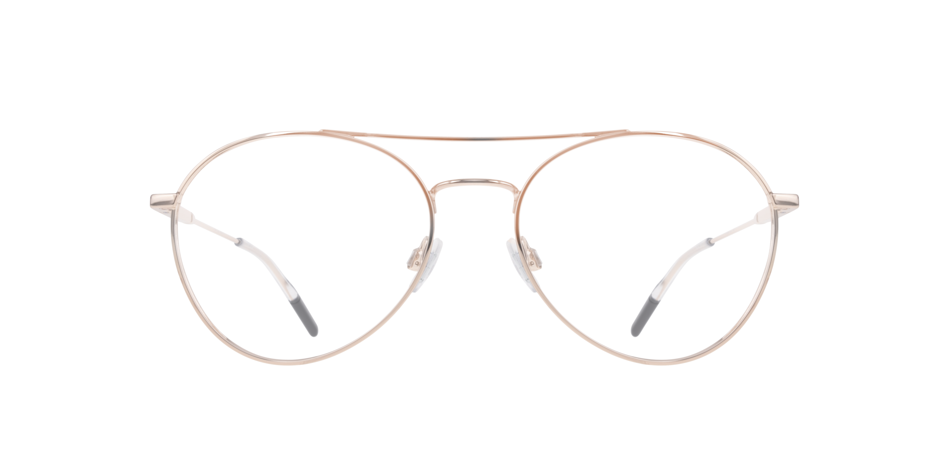TJ 0088 Gold Shiny MetalEyeglass Frames for Glasses Direct, Front View
