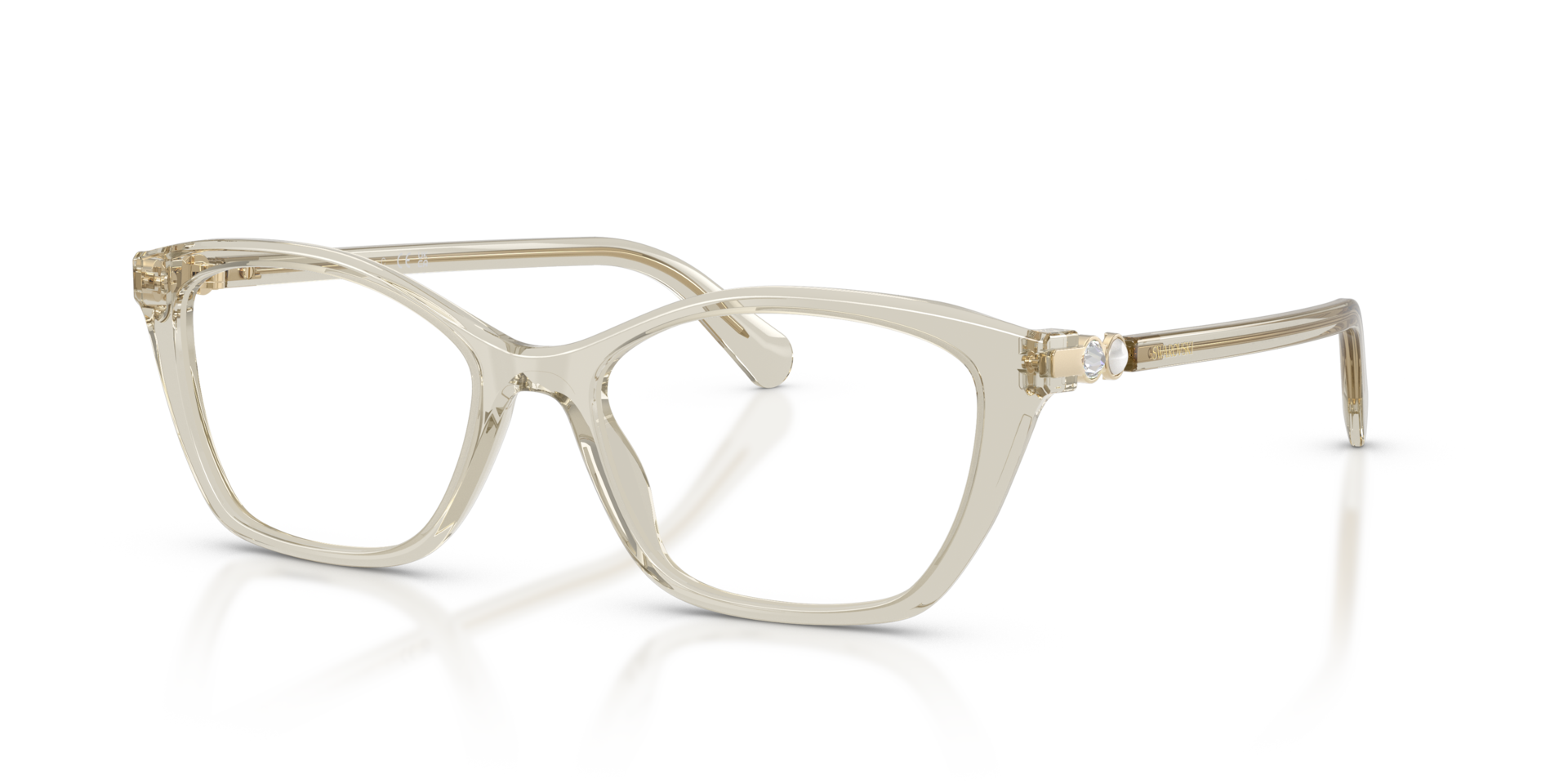 SK2065 Beige AcetateEyeglass Frames for Glasses Direct, Angle View
