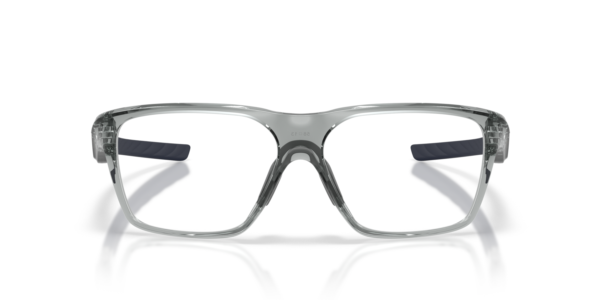 Versafuse SQ Grey Shadow PlasticEyeglass Frames for Glasses Direct, Front View