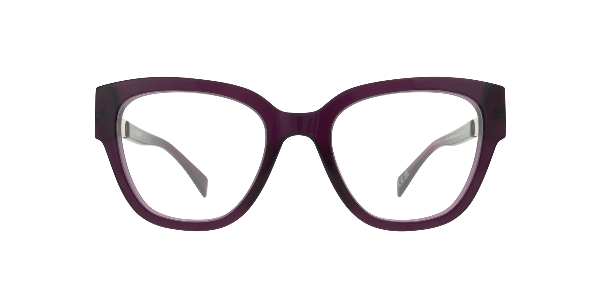 Translucent Dark Purple Kenzie -  Acetate