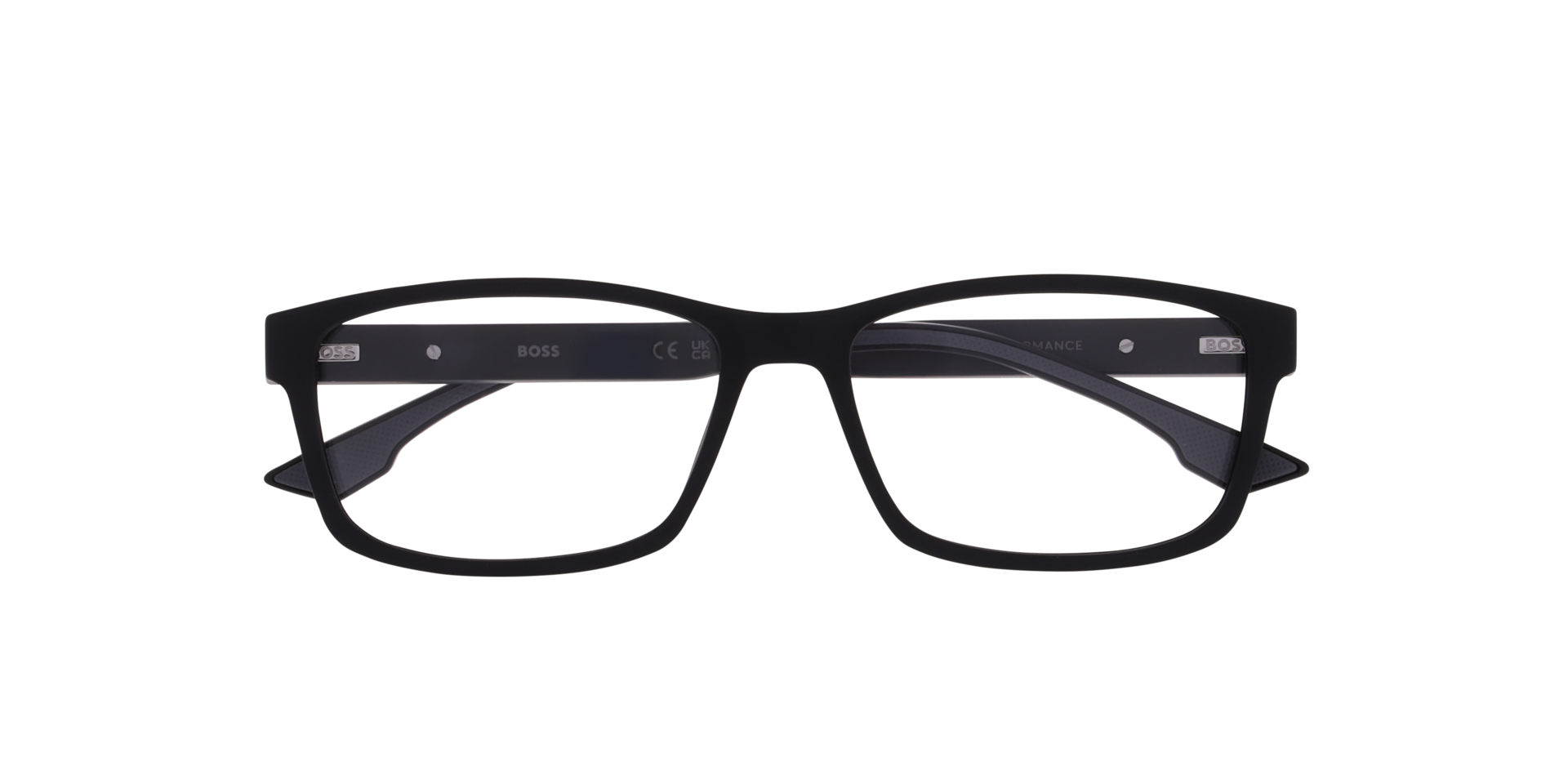 BOSS 1911 Black PlasticEyeglass Frames for Glasses Direct, Closed View