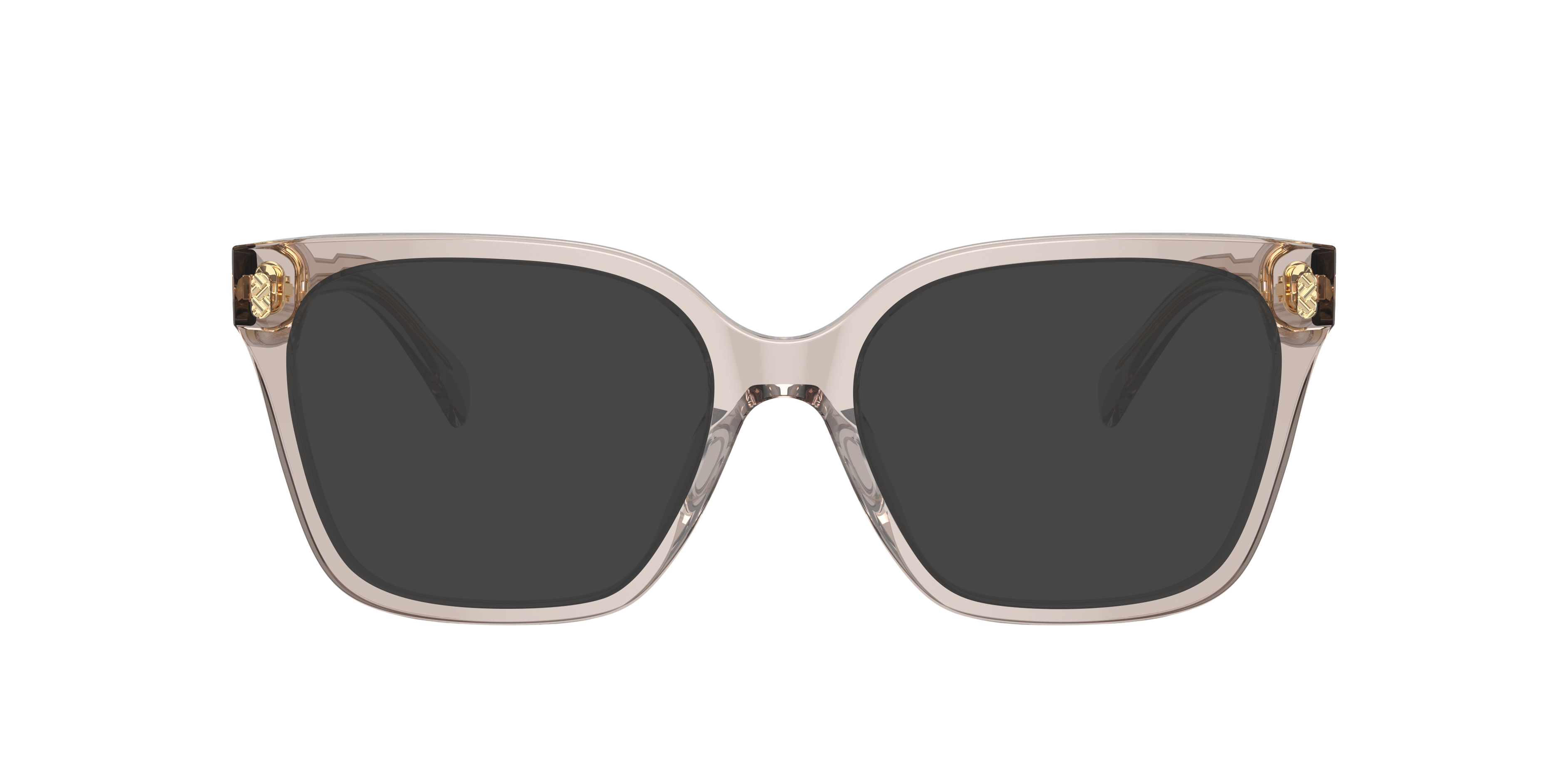 RA7158U Shiny Transparent Beige AcetateEyeglass Frames for Glasses Direct, with Tinted Lenses