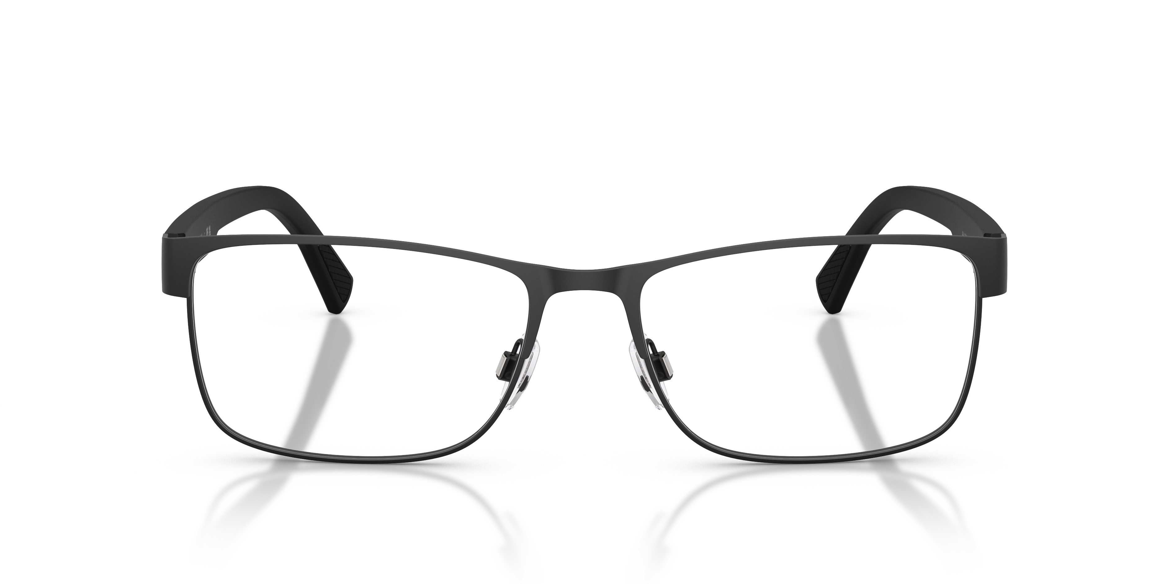 PH1244 Matte Black MetalEyeglass Frames for Glasses Direct, Front View